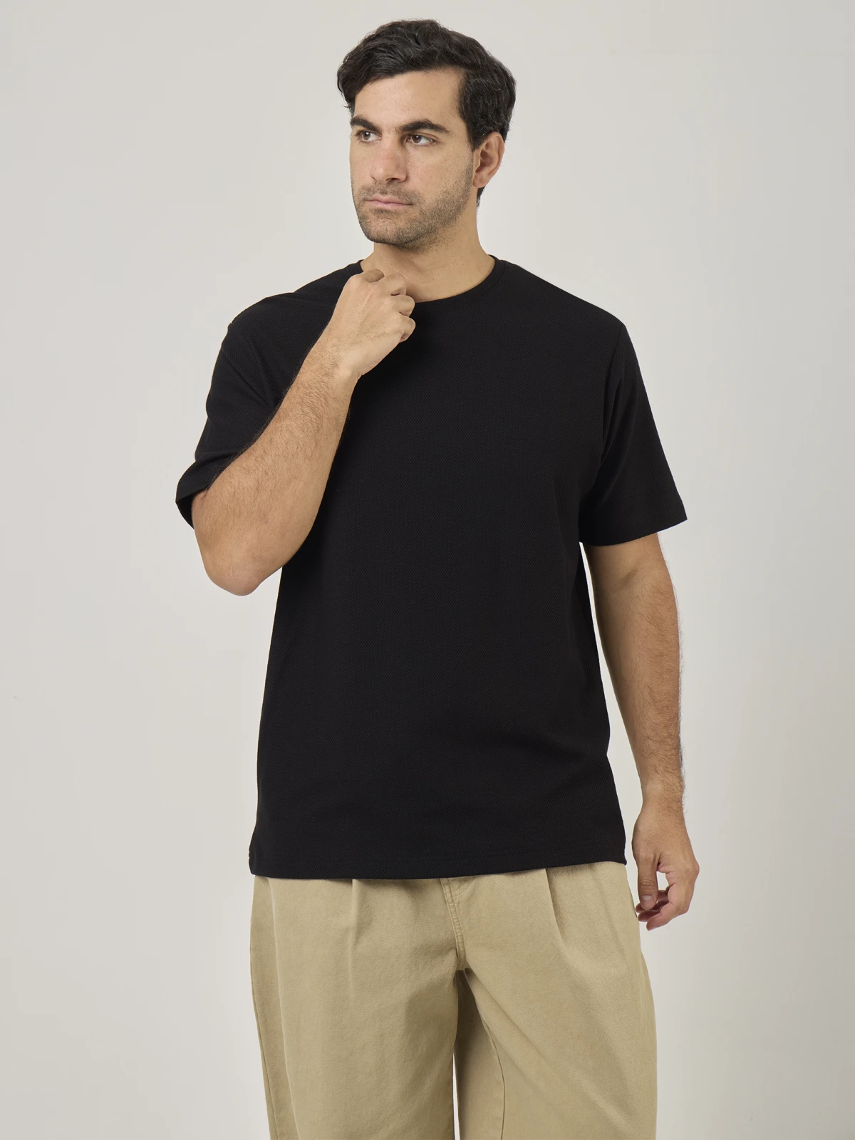 POLO MANGA CORTA TEJIDO RELAXED FIT HOMBRE MARQUIS CNECK - 1