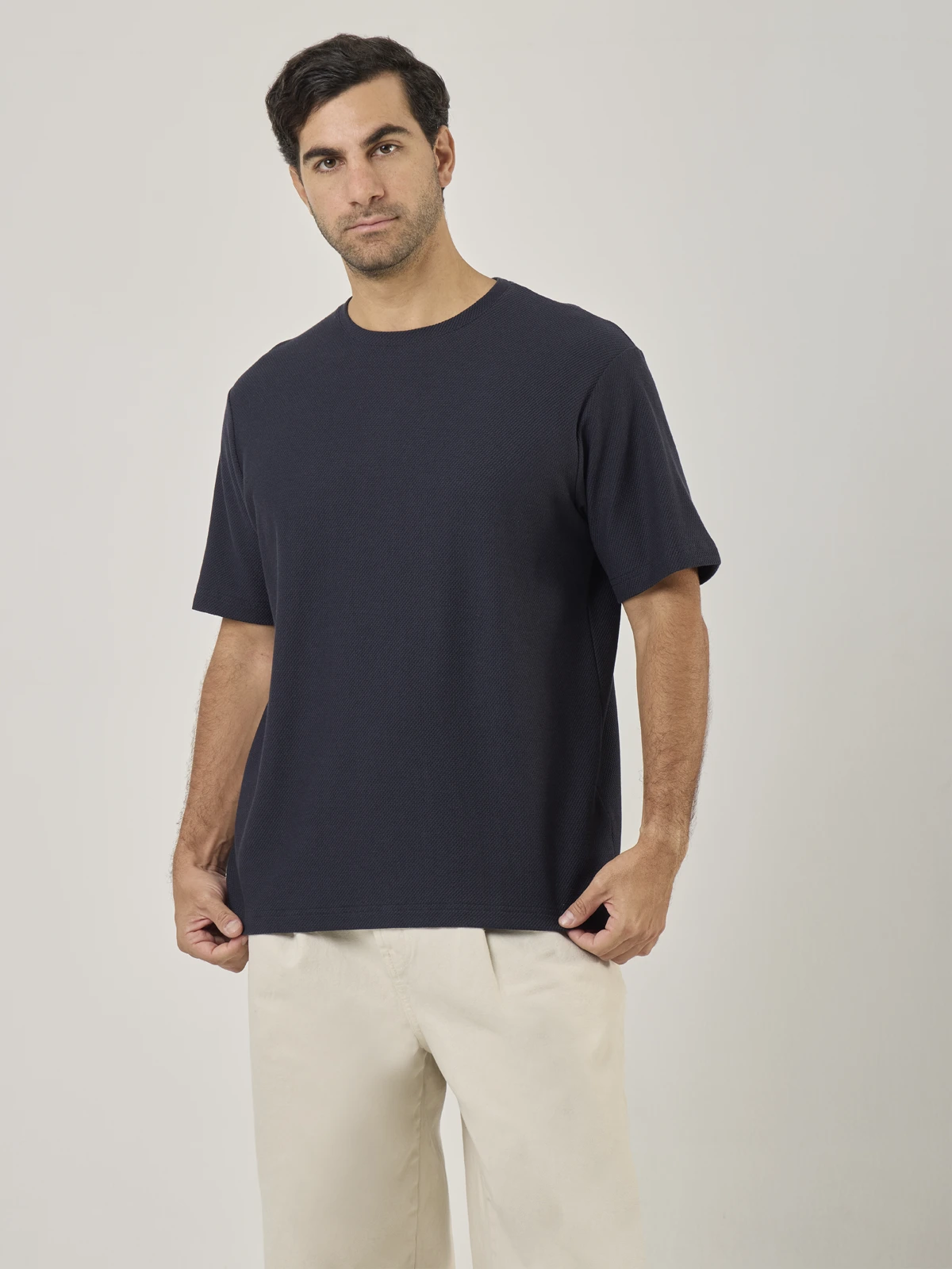 POLO MANGA CORTA TEJIDO RELAXED FIT HOMBRE MARQUIS CNECK - 1