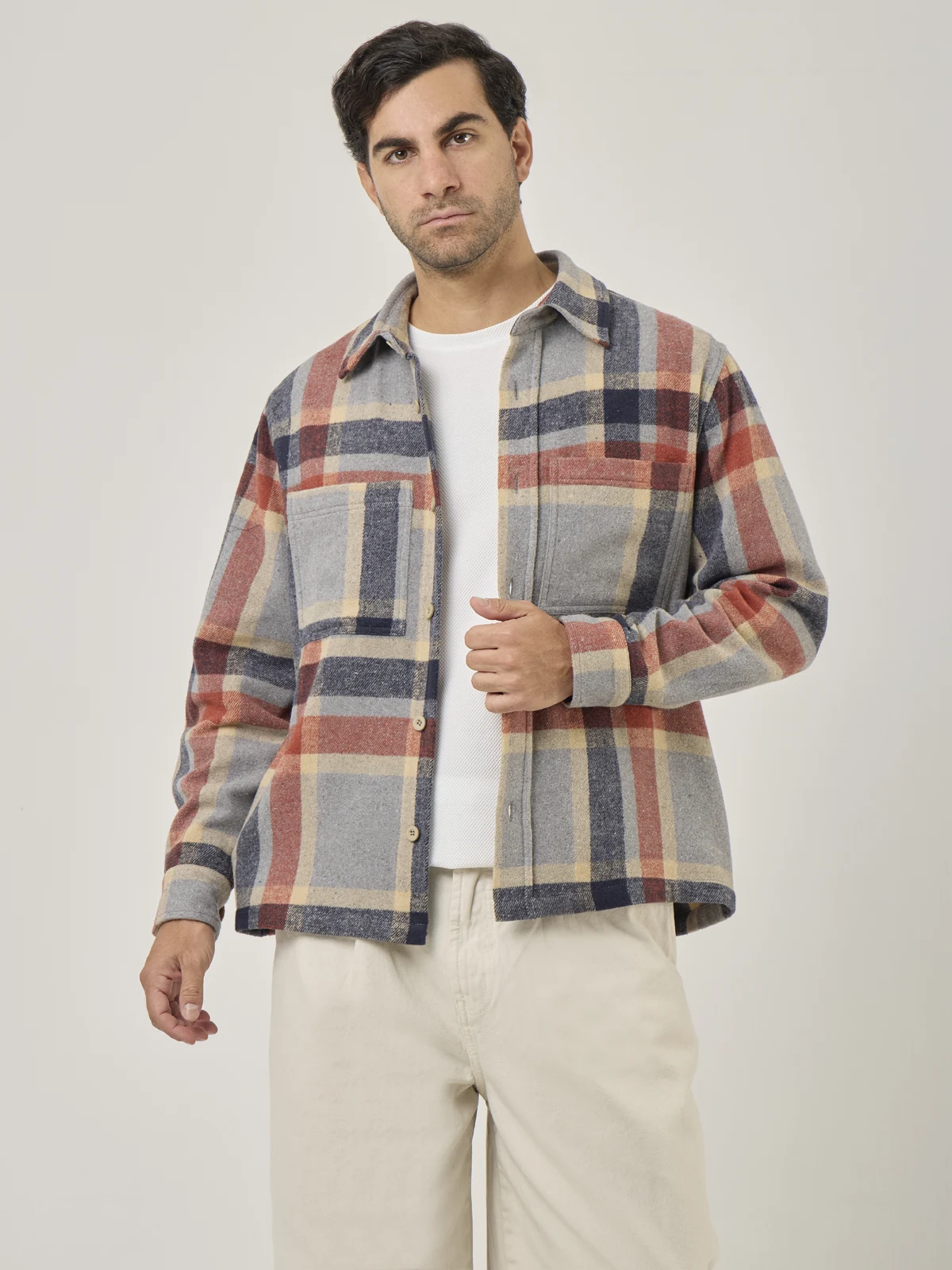 SOBRECAMISA HOMBRE MARQUIS FRANELA - 1