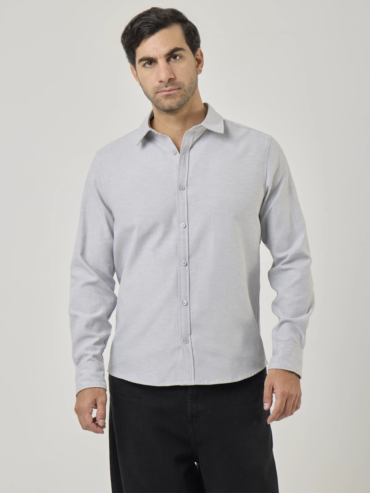 CAMISA MANGA LARGA REGULAR FIT HOMBRE MARQUIS OXFORD - 1