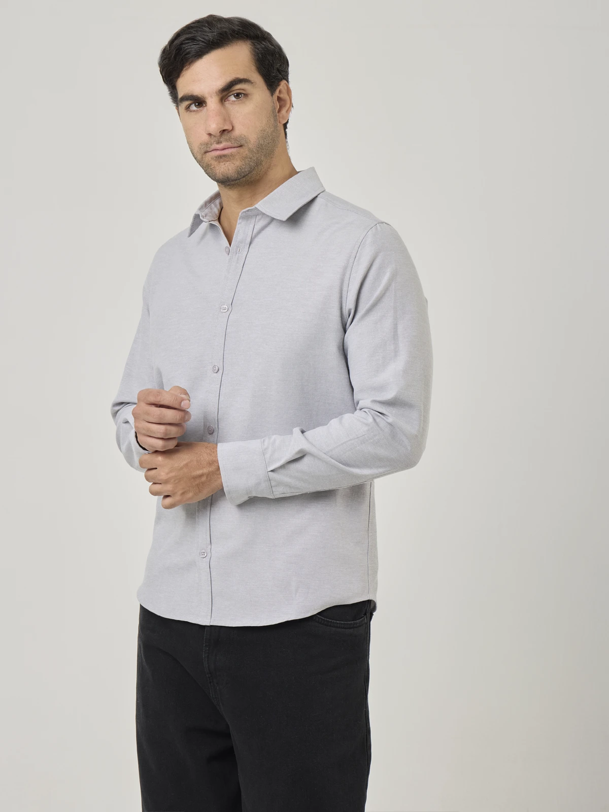 CAMISA MANGA LARGA REGULAR FIT HOMBRE MARQUIS OXFORD - 3
