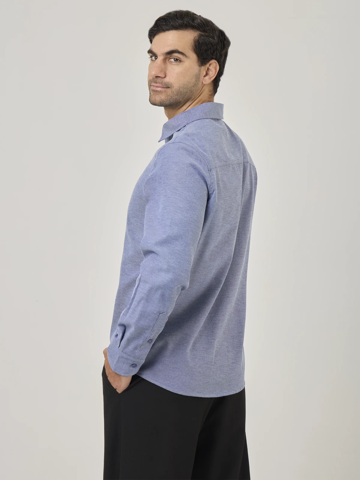CAMISA MANGA LARGA REGULAR FIT HOMBRE MARQUIS OXFORD - 2