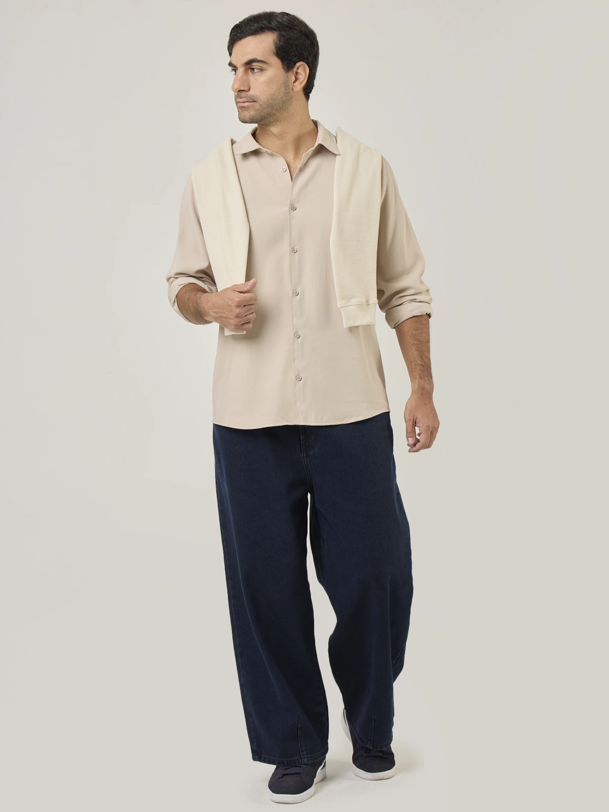 CAMISA MANGA LARGA REGULAR FIT HOMBRE MARQUIS TENCEL - 5