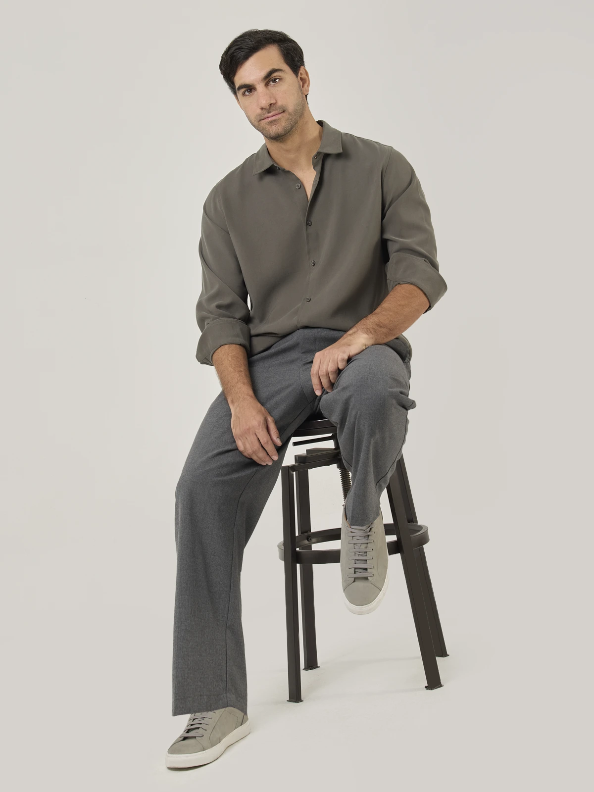 CAMISA MANGA LARGA REGULAR FIT HOMBRE MARQUIS TENCEL - 5