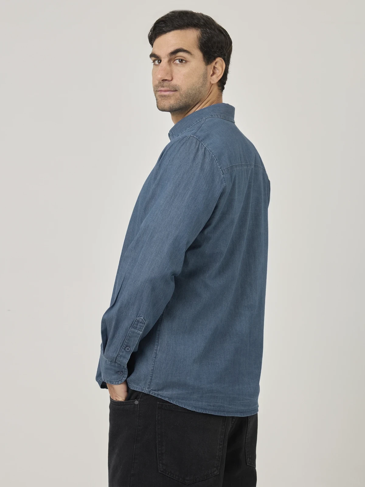 CAMISA MANGA LARGA REGULAR FIT HOMBRE MARQUIS DENIM - 2
