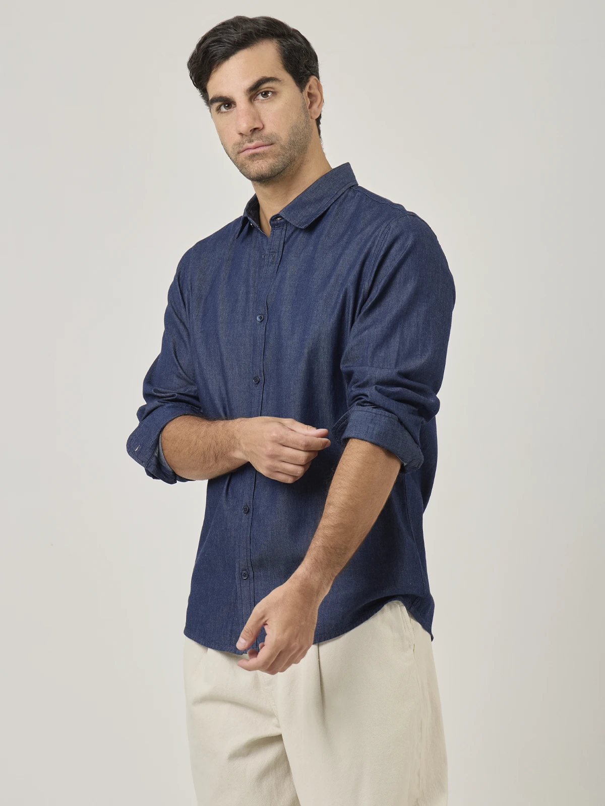 CAMISA MANGA LARGA REGULAR FIT HOMBRE MARQUIS DENIM - 3