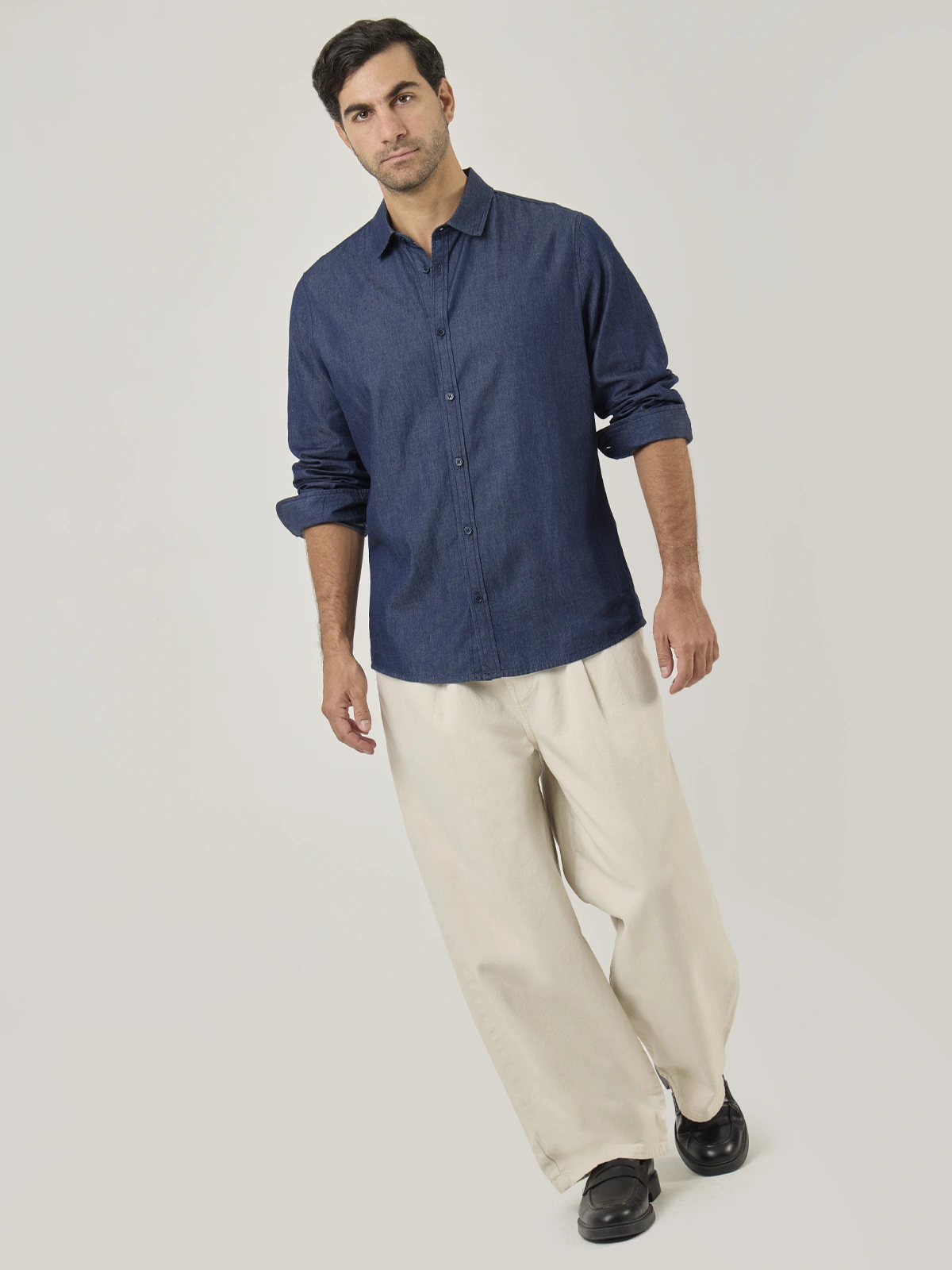 CAMISA MANGA LARGA REGULAR FIT HOMBRE MARQUIS DENIM - 6