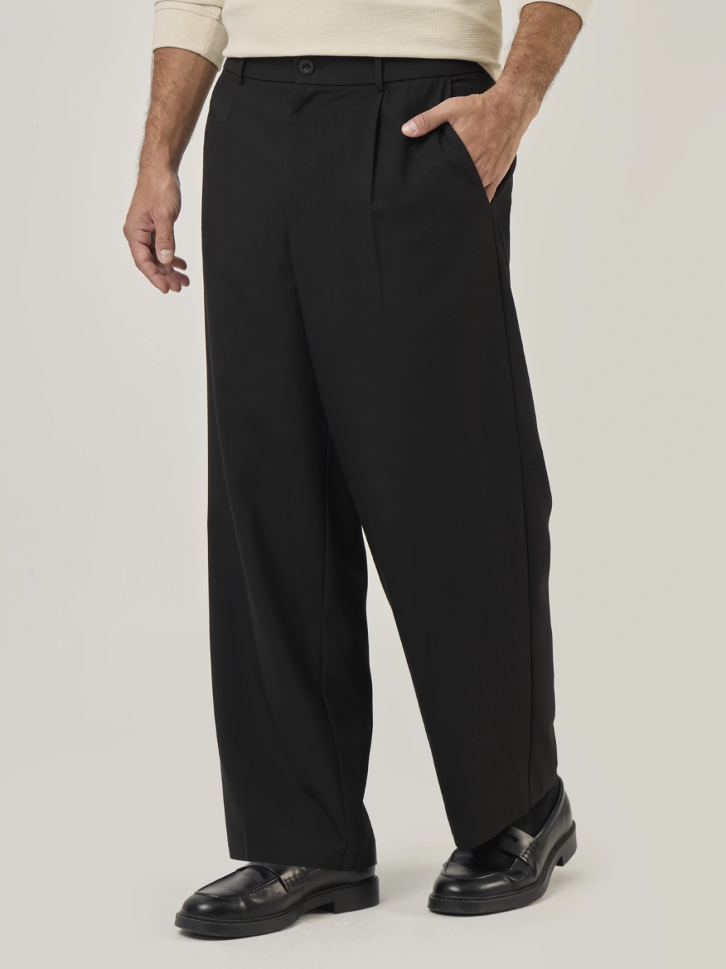 PANTALÓN BAGGY FIT HOMBRE MARQUIS SASTRERO - 4