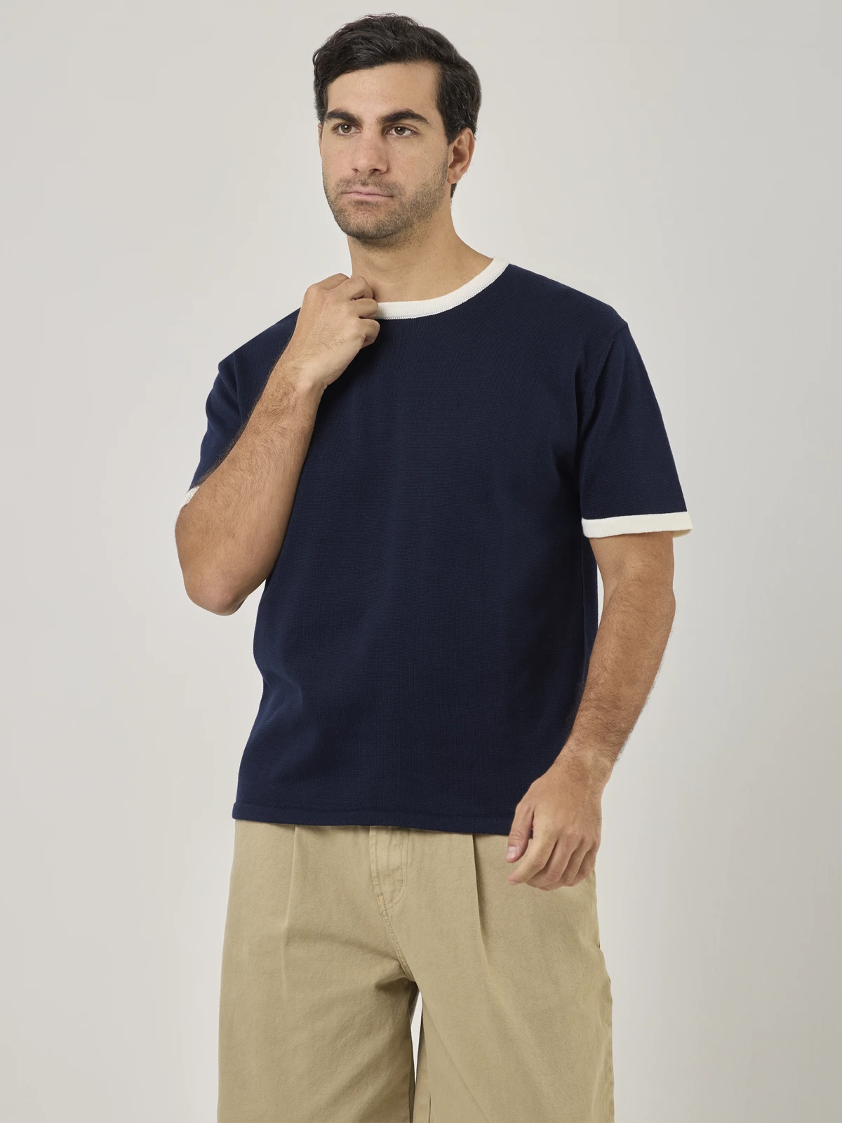 POLO MANGA CORTA TEJIJO RELAXED FIT HOMBRE MARQUIS RINGER - 1