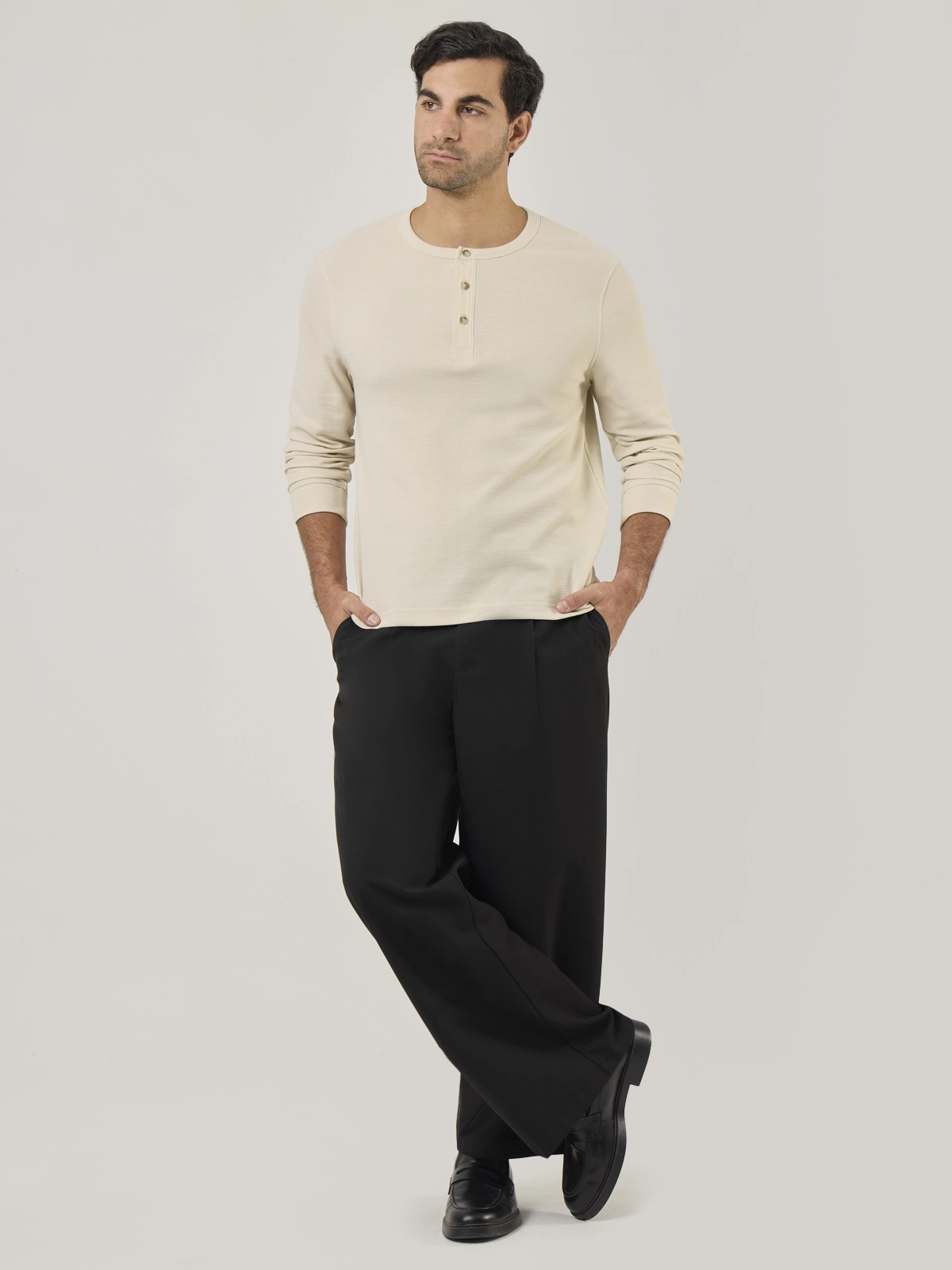 POLO MANGA LARGA RELAXED FIT HOMBRE MARQUIS HENLEY - 6