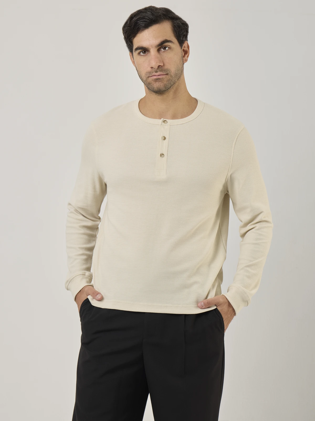POLO MANGA LARGA RELAXED FIT HOMBRE MARQUIS HENLEY - 2
