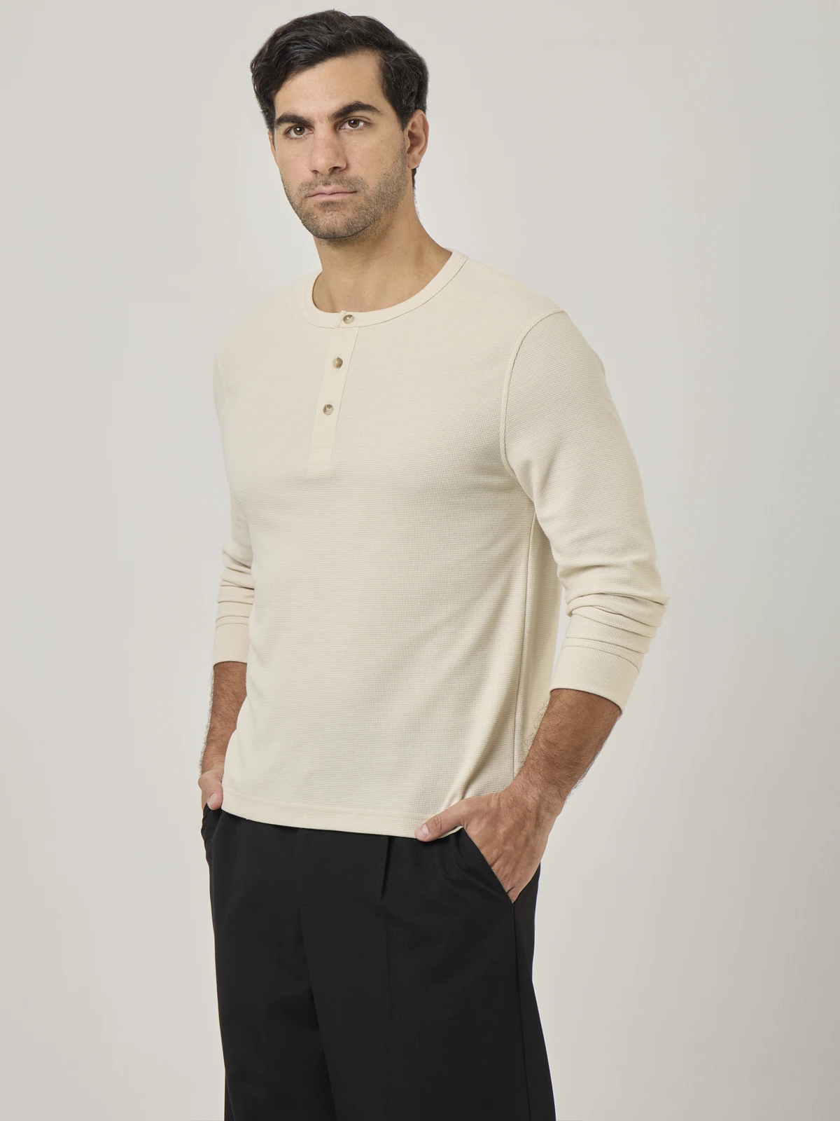 POLO MANGA LARGA RELAXED FIT HOMBRE MARQUIS HENLEY - 4