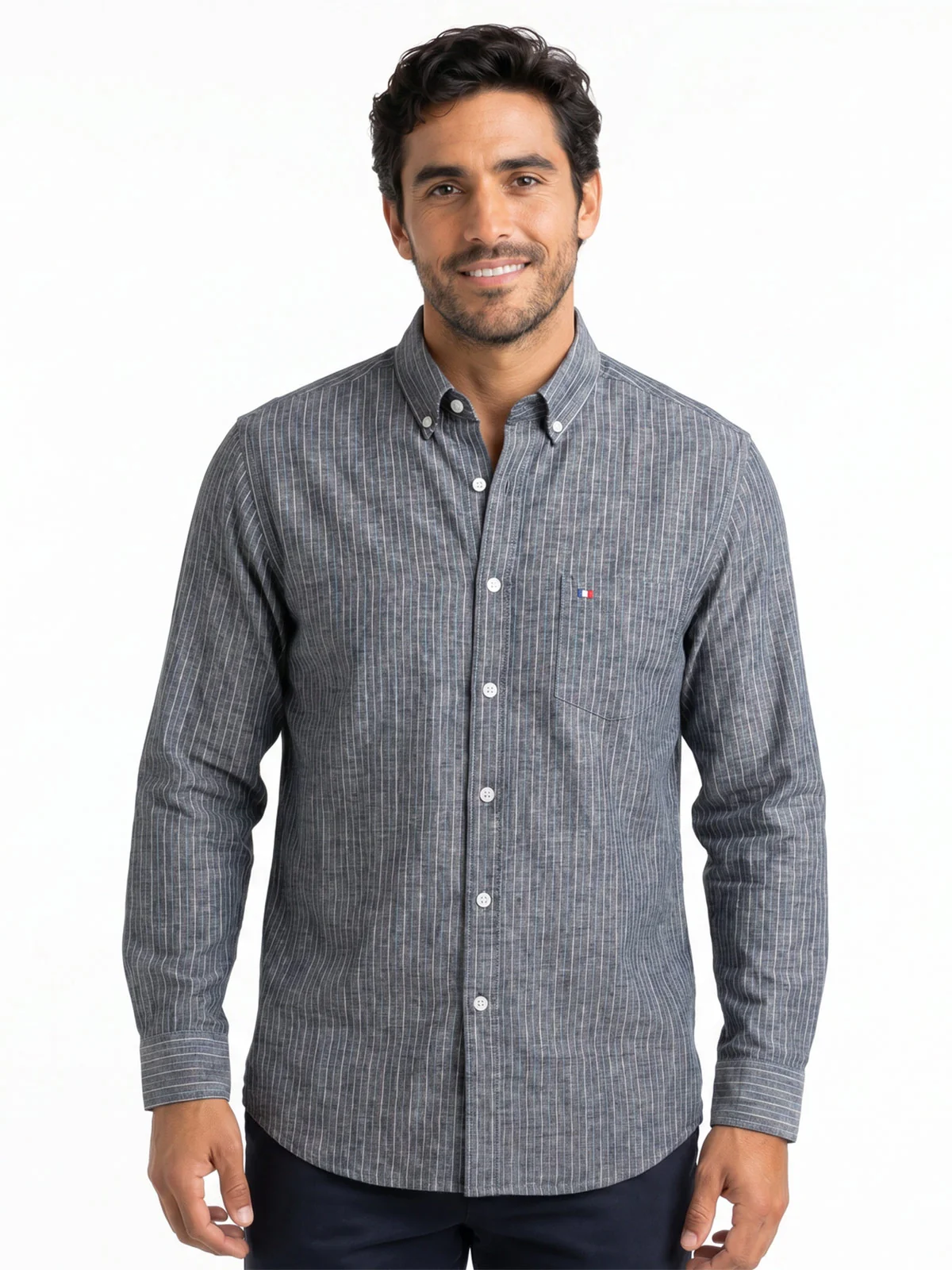 CAMISA MANGA LARGA HOMBRE PIERRE CARDIN - 1