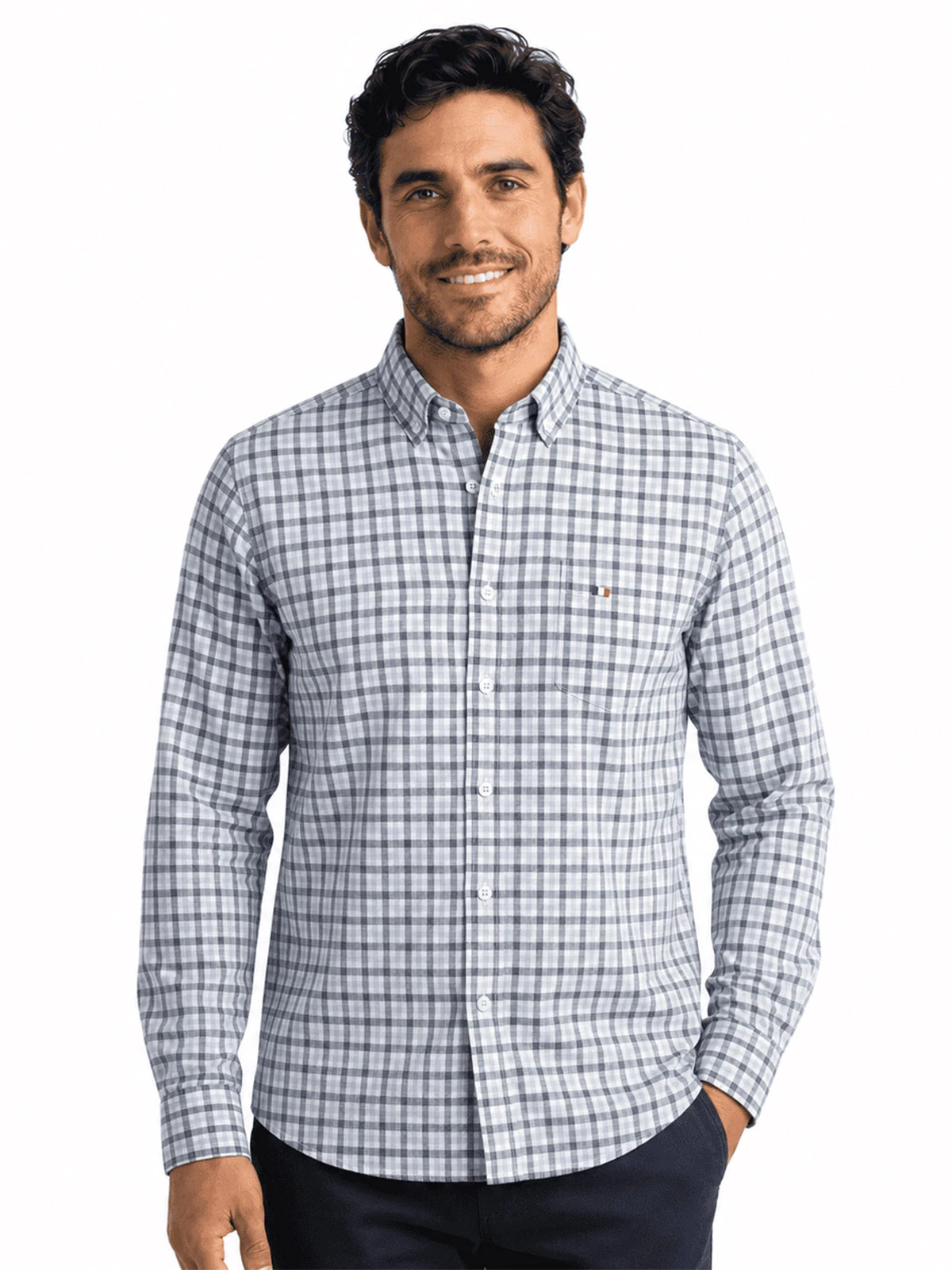 CAMISA MANGA LARGA HOMBRE PIERRE CARDIN - 1