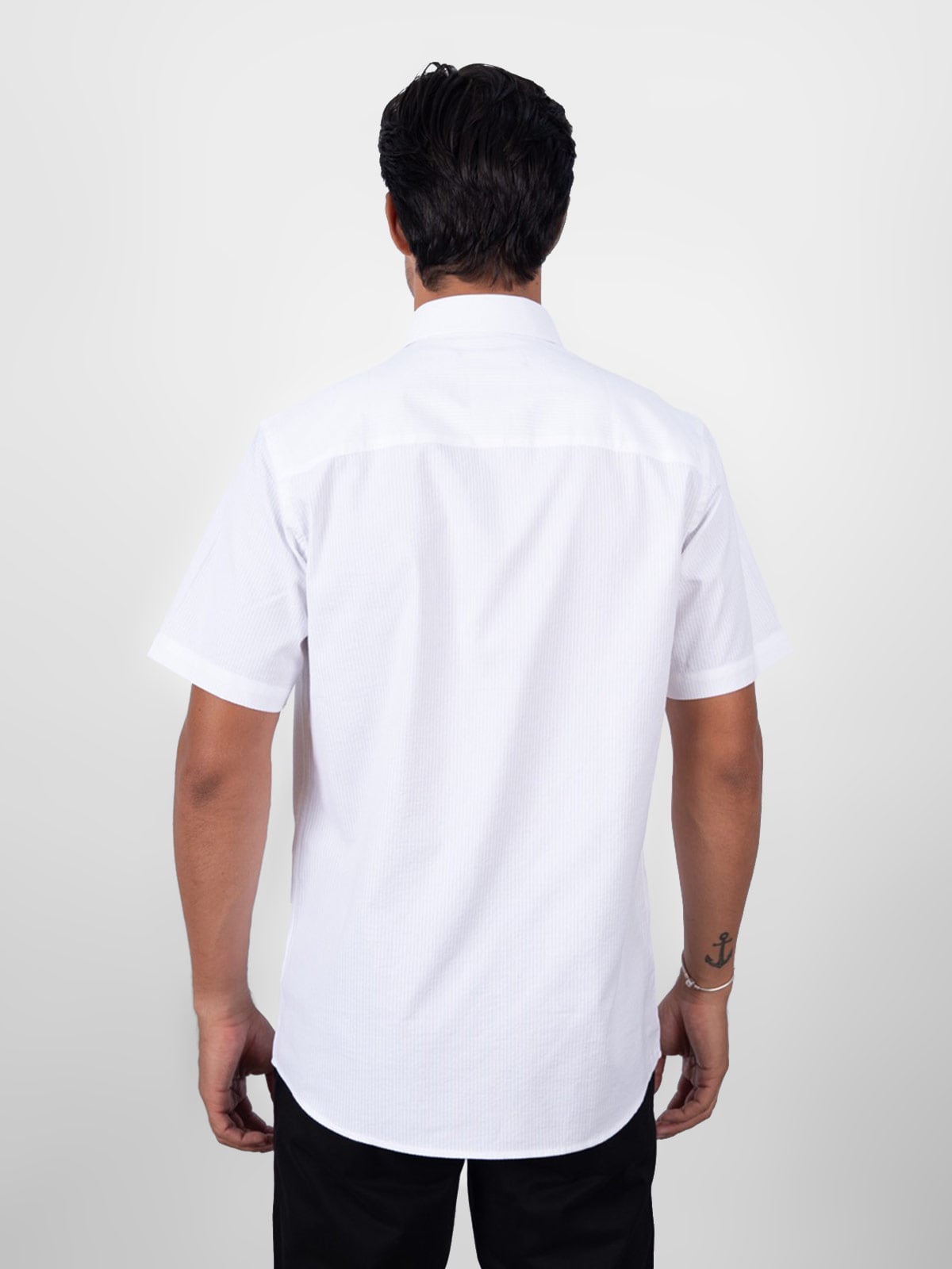 CAMISA MANGA CORTA HOMBRE PIERRE CARDIN TESSUTO ITALY - 2
