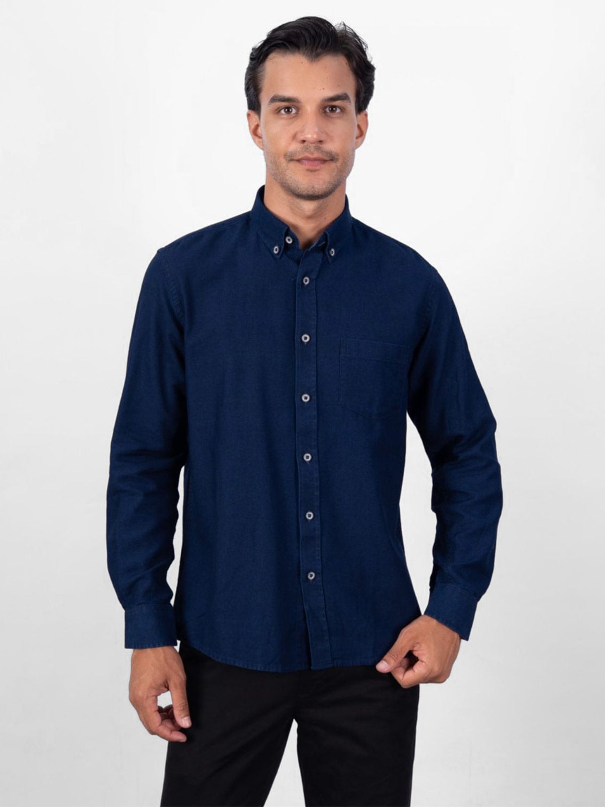 CAMISA MANGA LARGA ALGODÓN HOMBRE PIERRE CARDIN PC-63505CA - 1