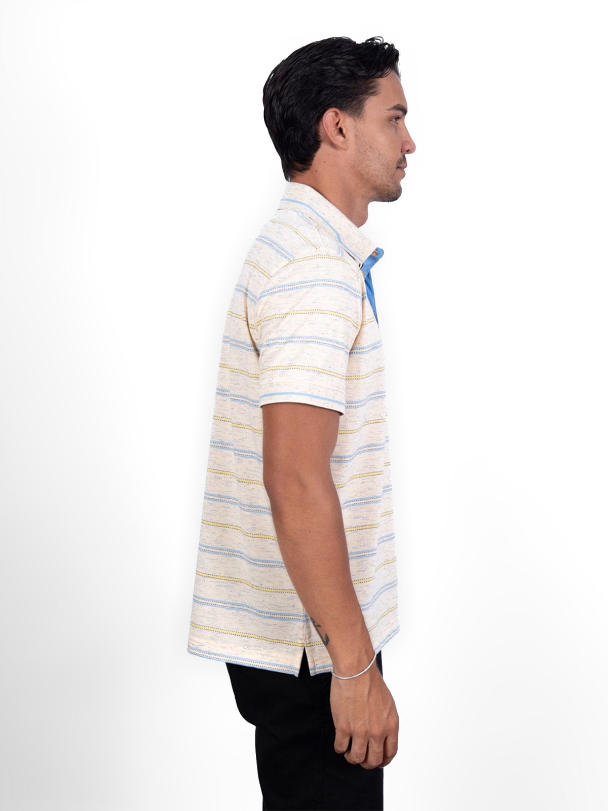POLO MANGA CORTA HOMBRE PIERRE CARDIN JACQUARD - 3