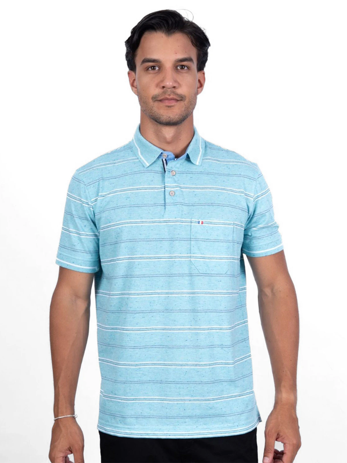 POLO MANGA CORTA HOMBRE PIERRE CARDIN JACQUARD - 1