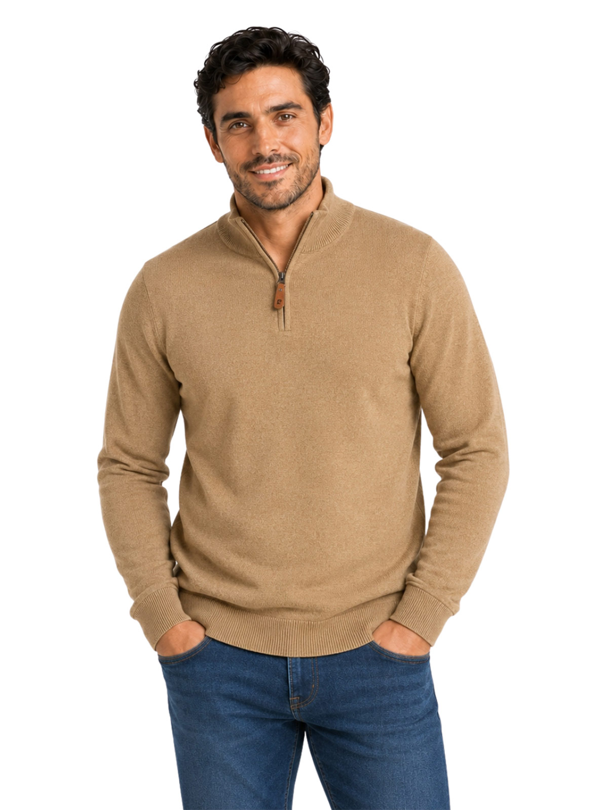 CHOMPA HOMBRE PIERRE CARDIN CON CIERRE - 1