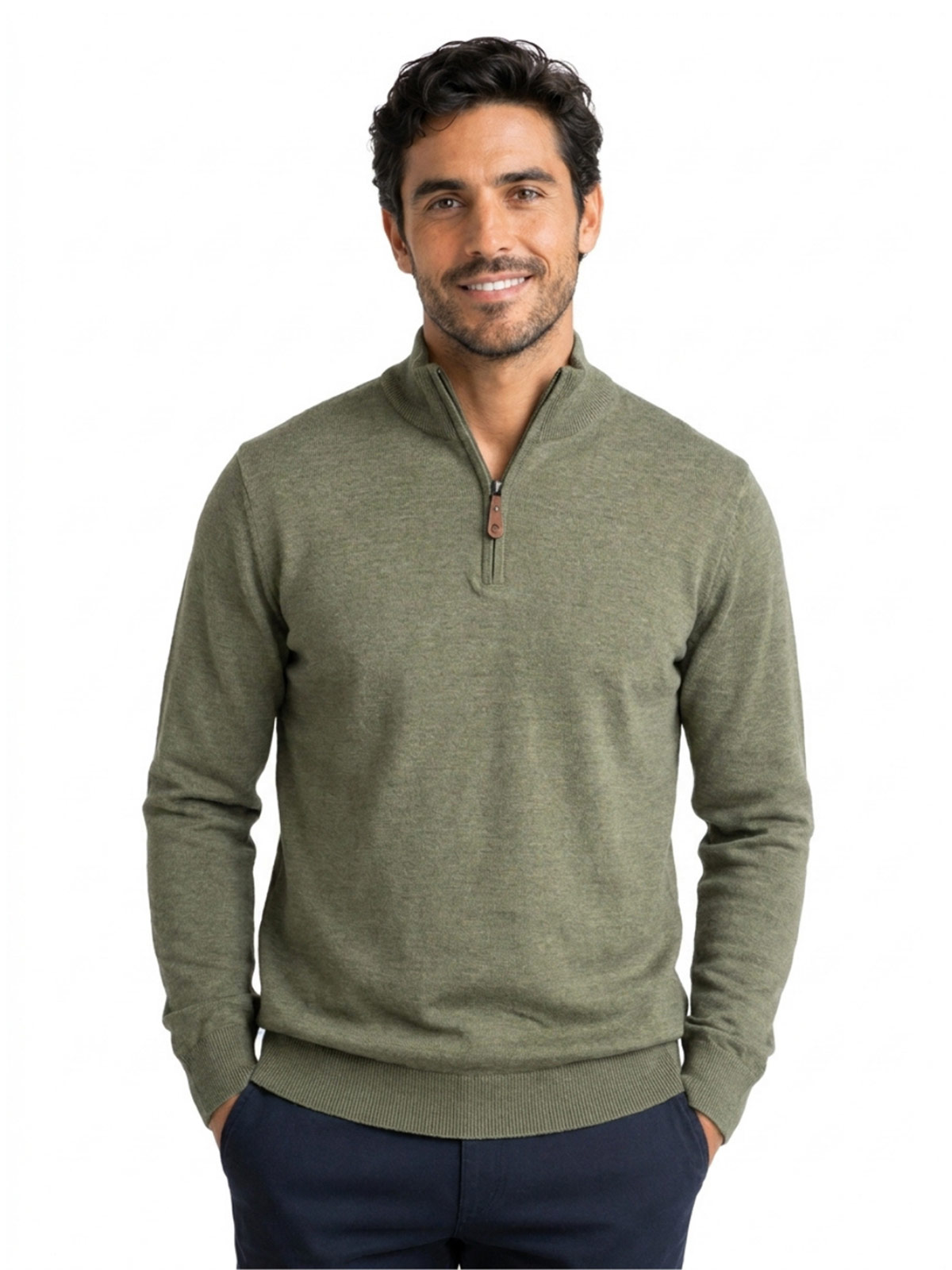 CHOMPA HOMBRE PIERRE CARDIN CON CIERRE - 1