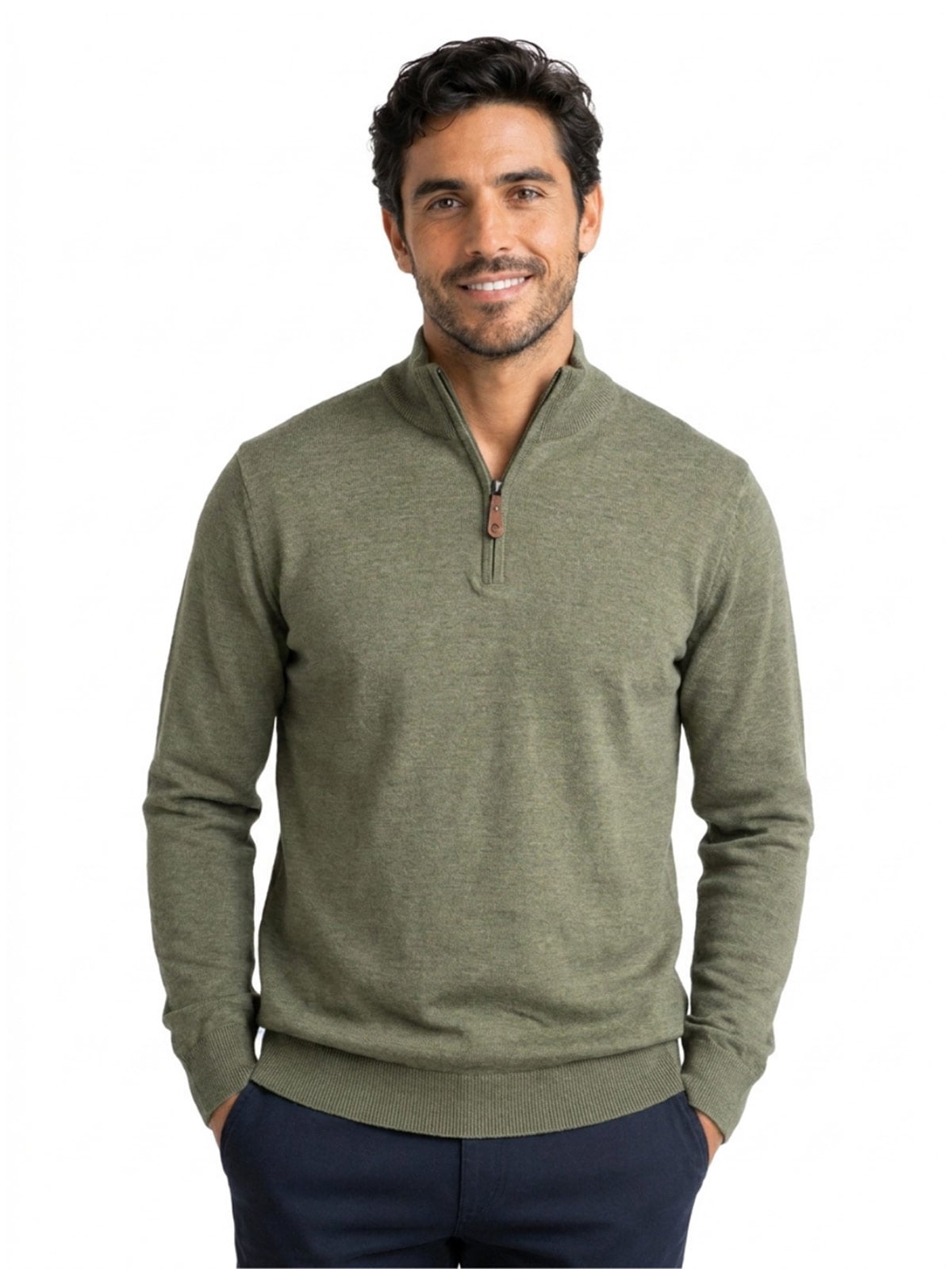 CHOMPA HOMBRE PIERRE CARDIN CON CIERRE - 1