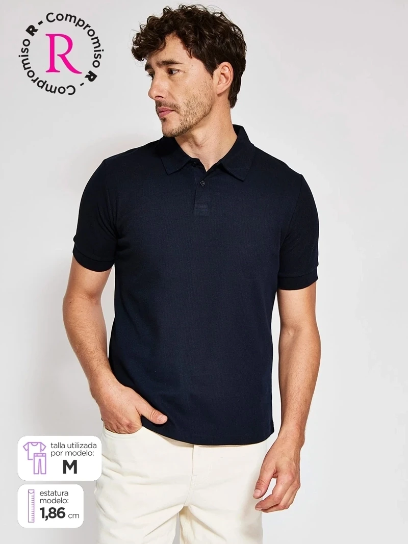 POLO MANGA CORTA ALGODÓN HOMBRE MARQUIS - 1