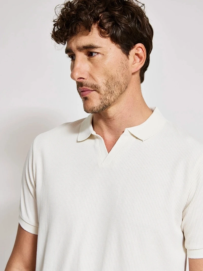 POLO MANGA CORTA TEJIDO ALGODÓN HOMBRE MARQUIS - 3