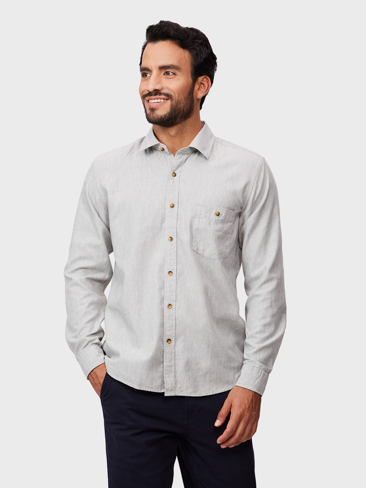 CAMISA MANGA LARGA HOMBRE JOHN HOLDEN DILAN - 1