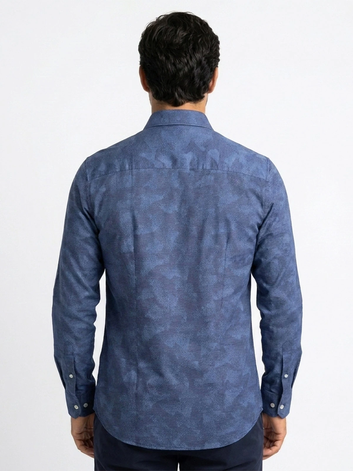 CAMISA MANGA LARGA HOMBRE PIERRE CARDIN TESSUTO ITALY - 2