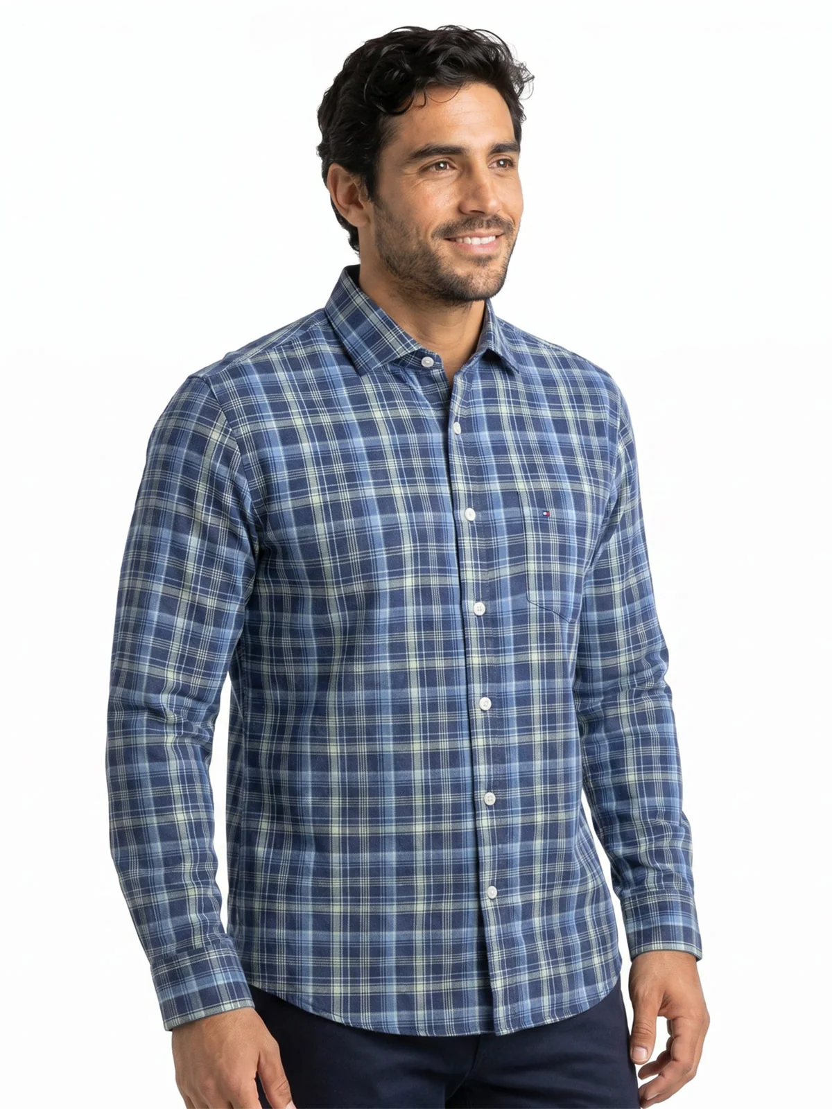 CAMISA MANGA LARGA HOMBRE PIERRE CARDIN TESSUTO ITALY - 4