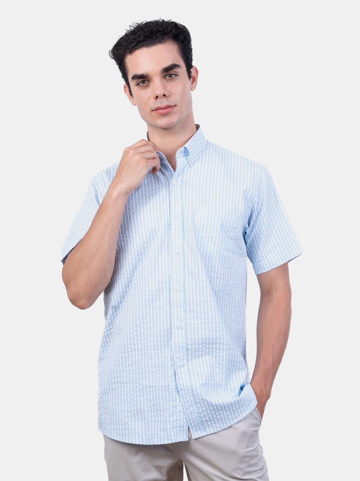 CAMISA MANGA CORTA HOMBRE PIERRE CARDIN - 1