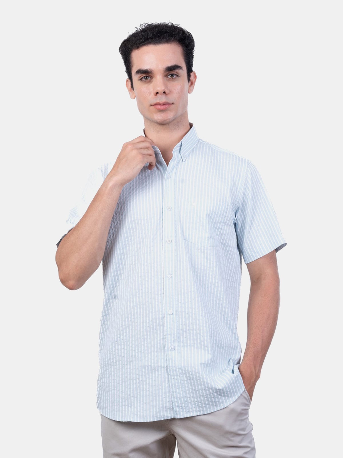 CAMISA MANGA CORTA HOMBRE PIERRE CARDIN - 1