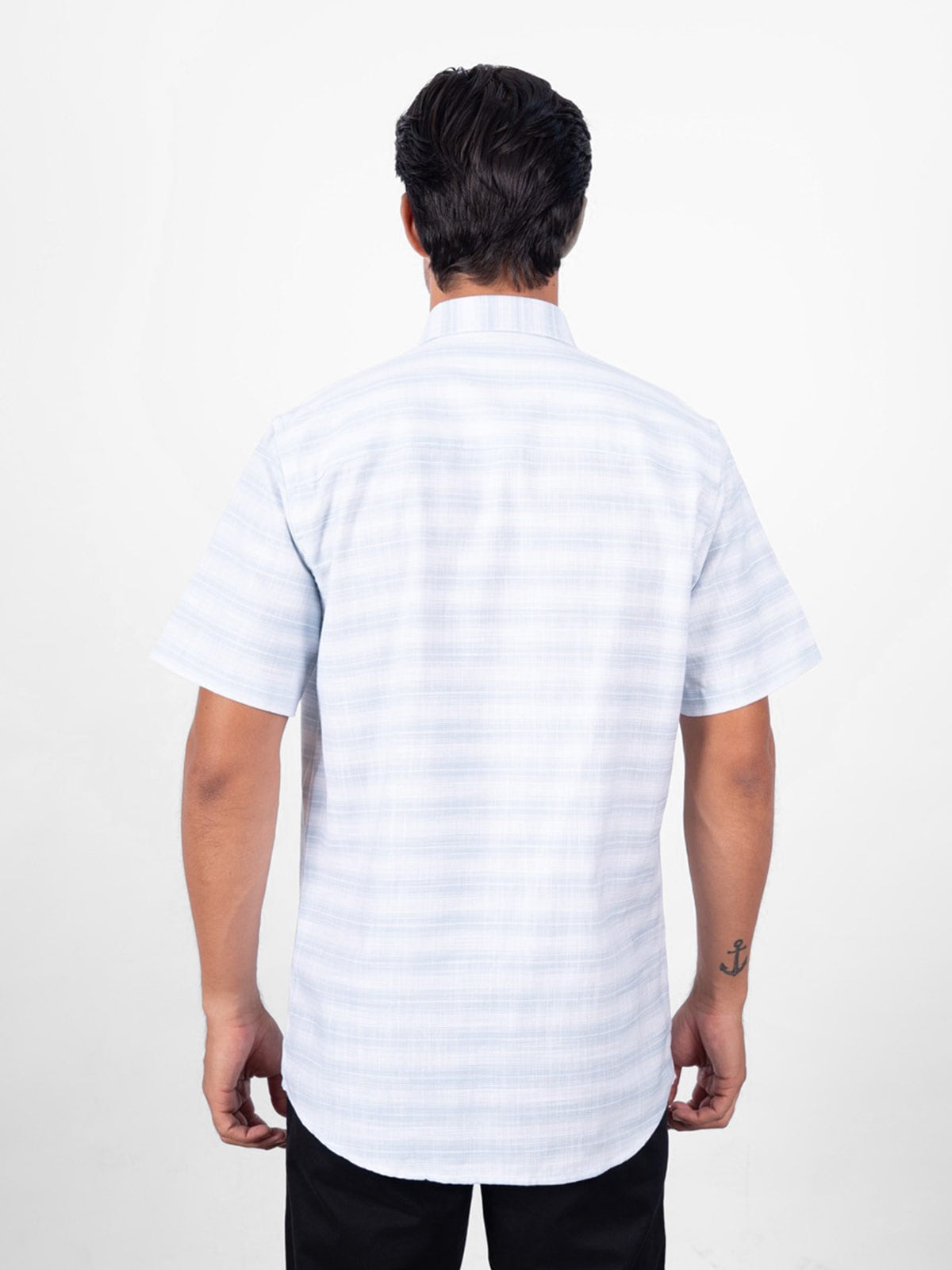 CAMISA MANGA CORTA HOMBRE PIERRE CARDIN TESSUTO ITALY - 2