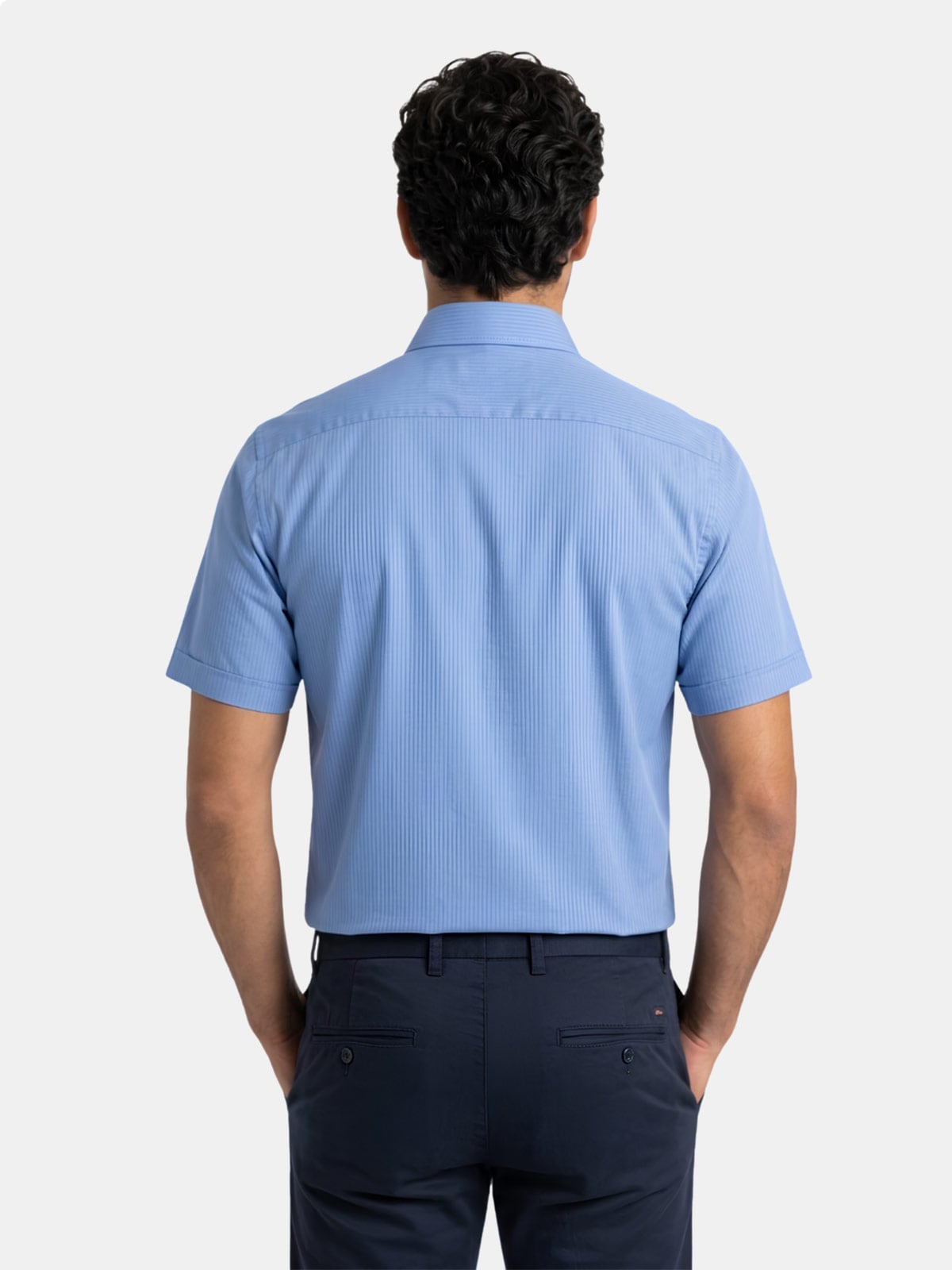 CAMISA MANGA CORTA HOMBRE PIERRE CARDIN TESSUTO ITALY - 2