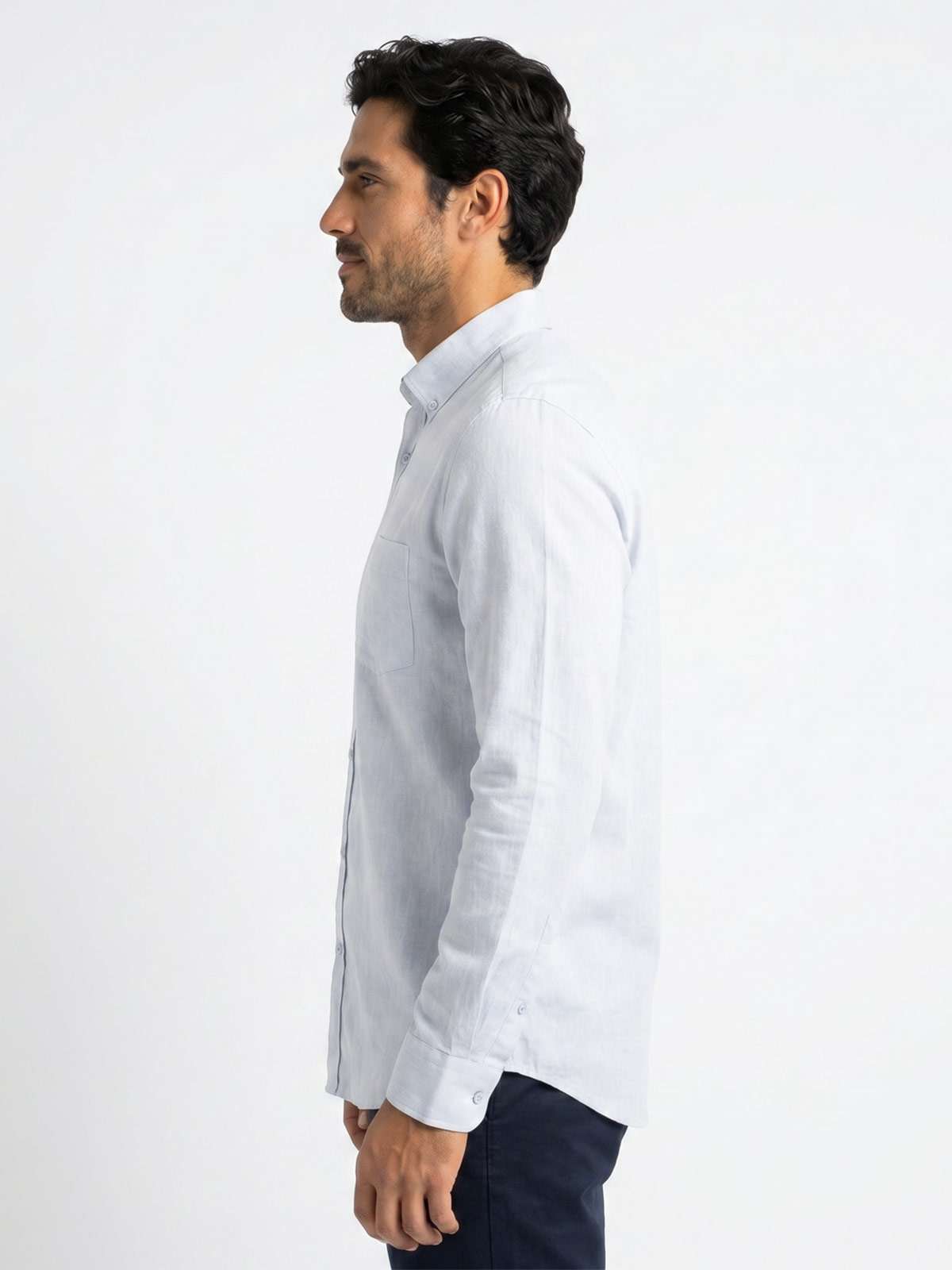 CAMISA MANGA LARGA HOMBRE PIERRE CARDIN LINO ITALY - 3