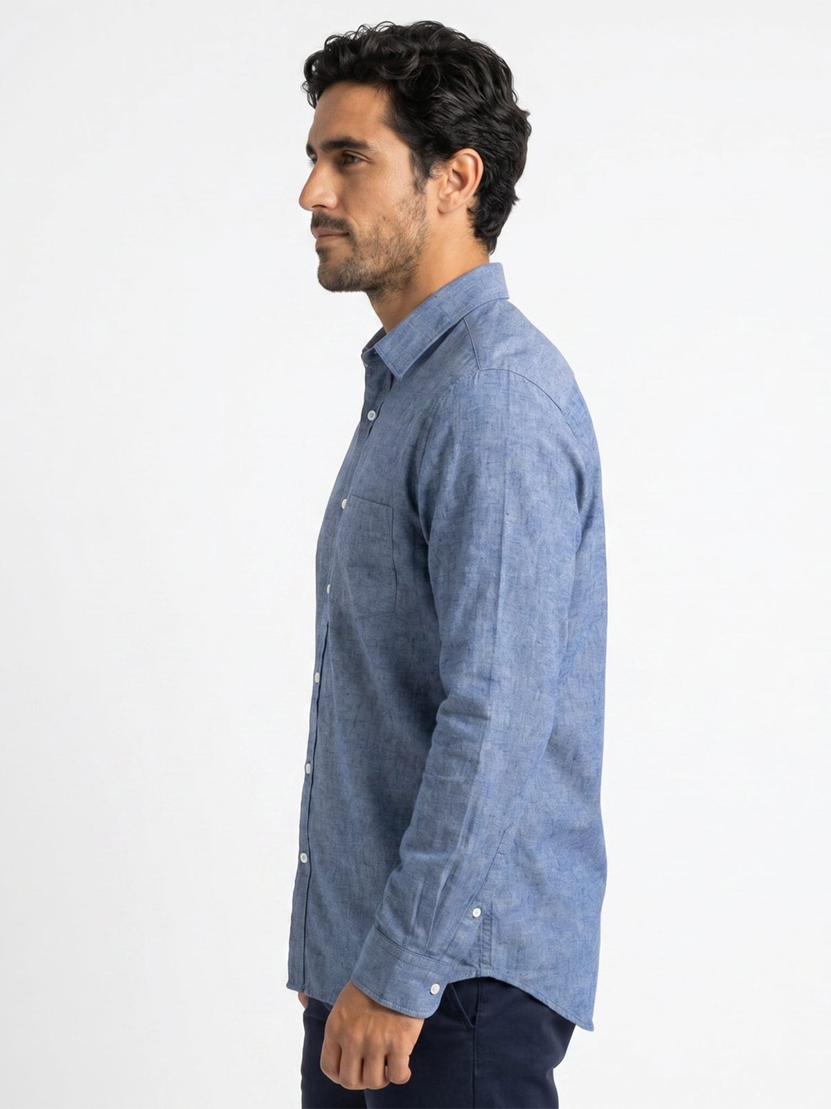 CAMISA MANGA LARGA HOMBRE PIERRE CARDIN LINO ITALY - 3