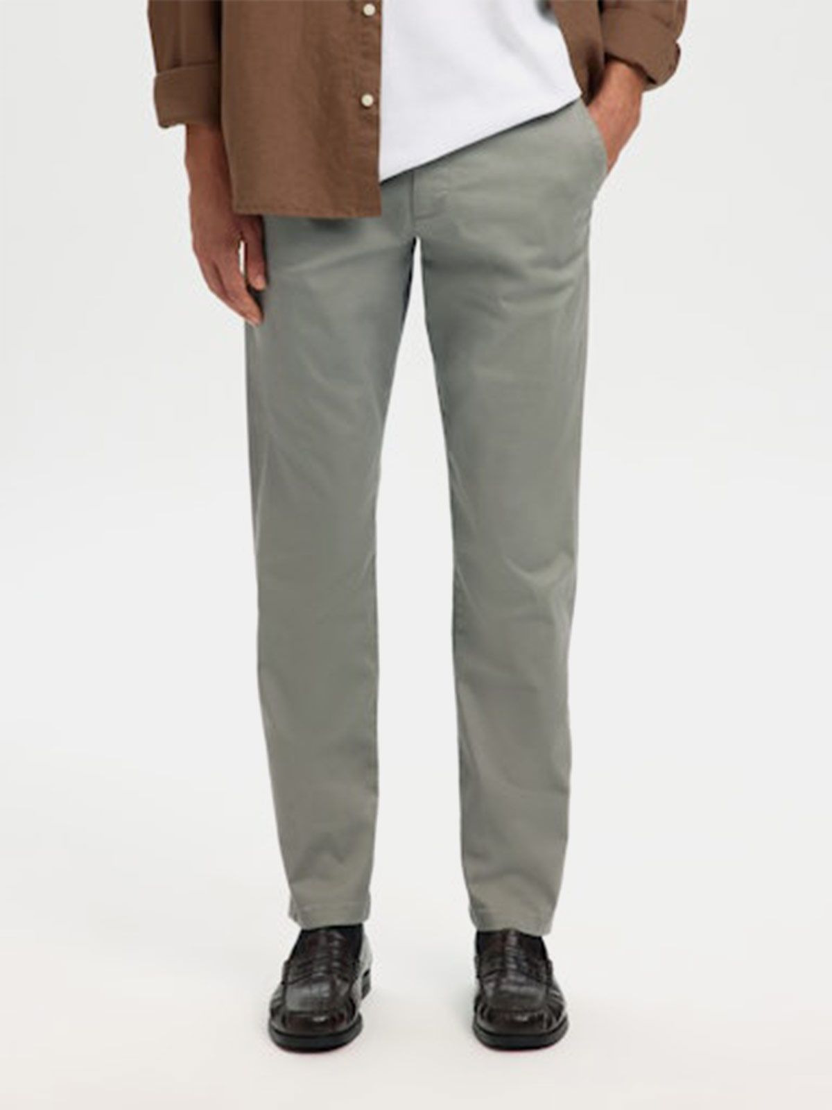 PANTALÓN SLIM FIT HOMBRE SELECTED - 3