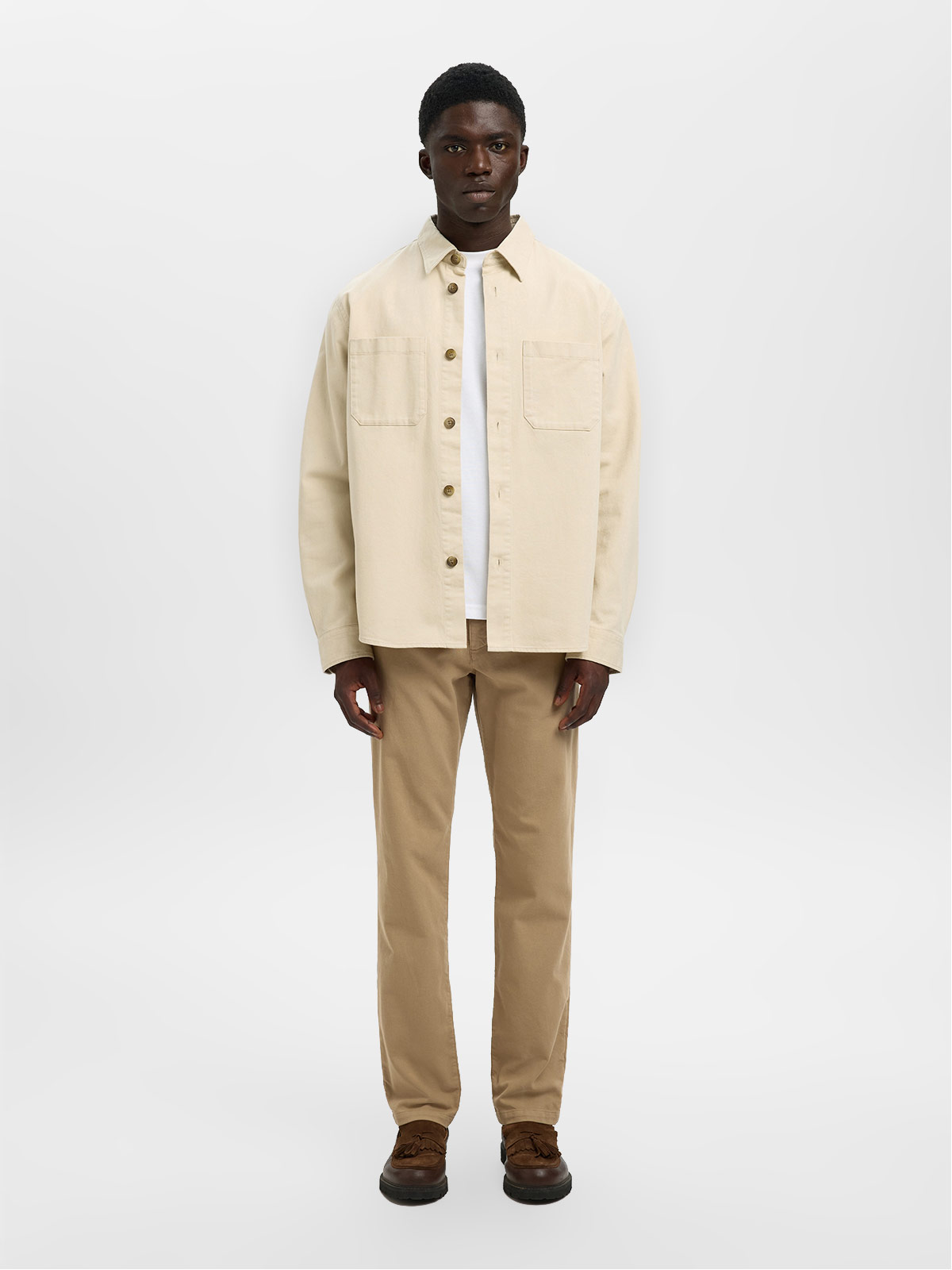 PANTALÓN SLIM FIT HOMBRE SELECTED - 1