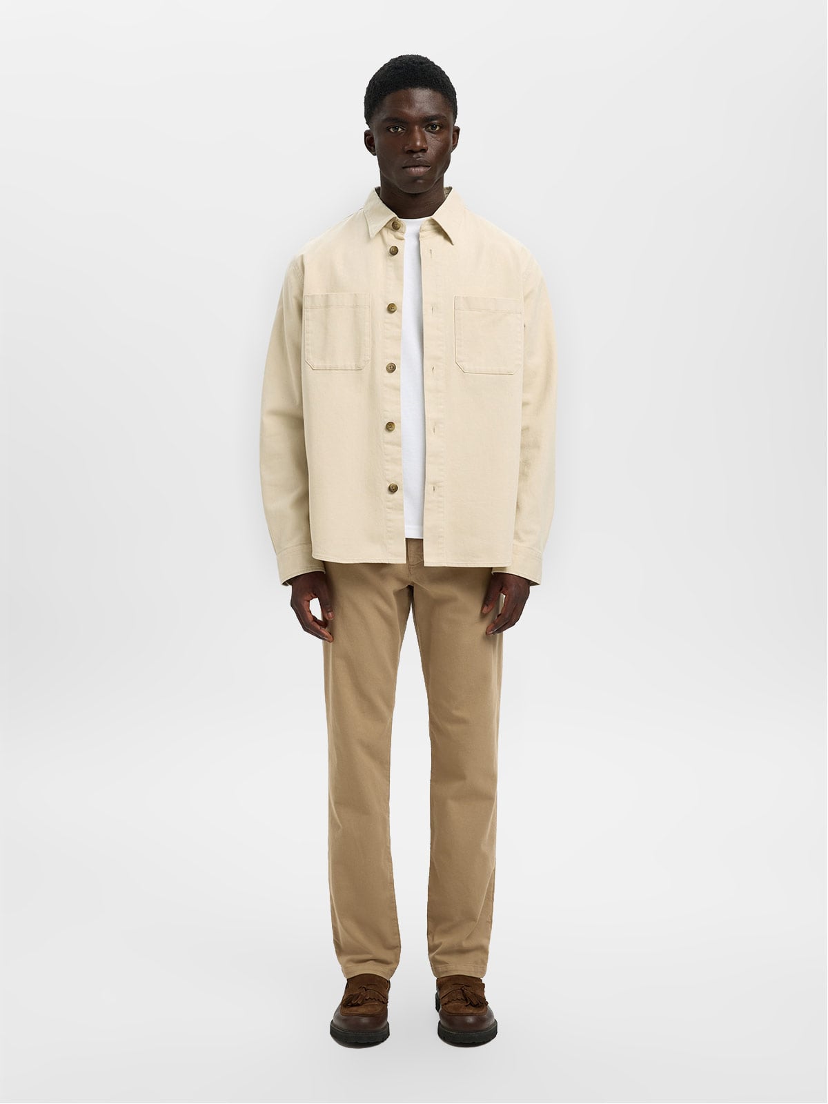 PANTALÓN SLIM FIT HOMBRE SELECTED - 1