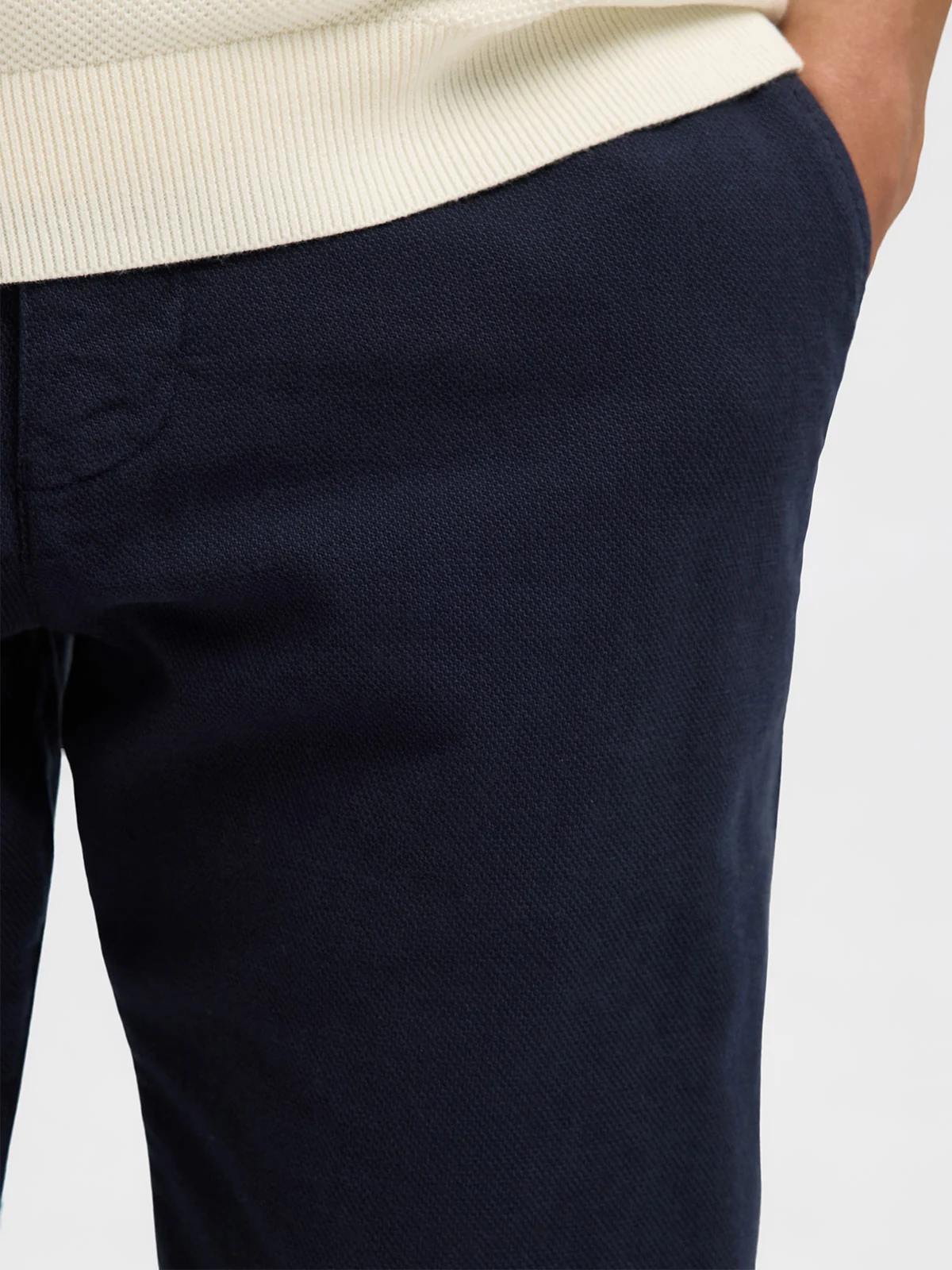 PANTALÓN SLIM FIT HOMBRE SELECTED  - 4