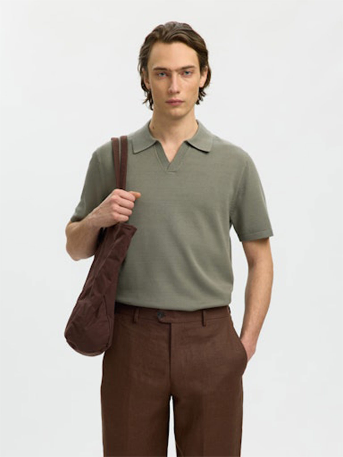 POLO MANGA CORTA HOMBRE SELECTED TELLER - 1