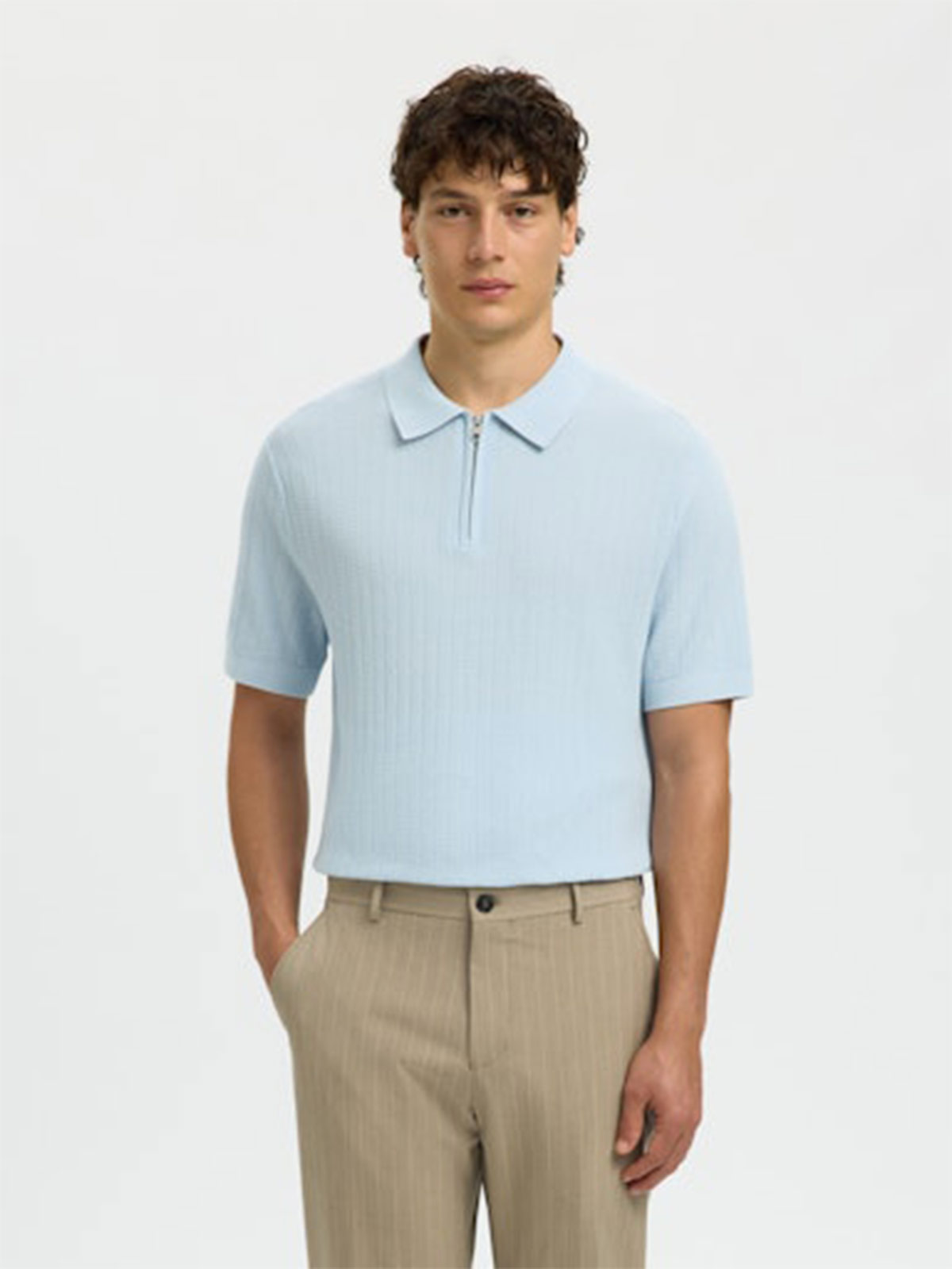 POLO MANGA CORTA HOMBRE SELECTED CRAN - 1