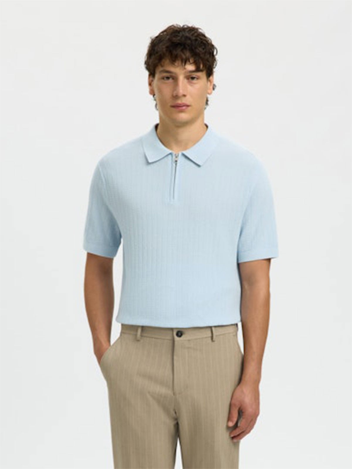 POLO MANGA CORTA HOMBRE SELECTED CRAN - 1