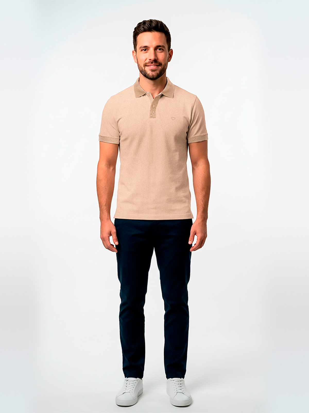 POLO MANGA CORTA HOMBRE OSCAR DE LA RENTA - 1