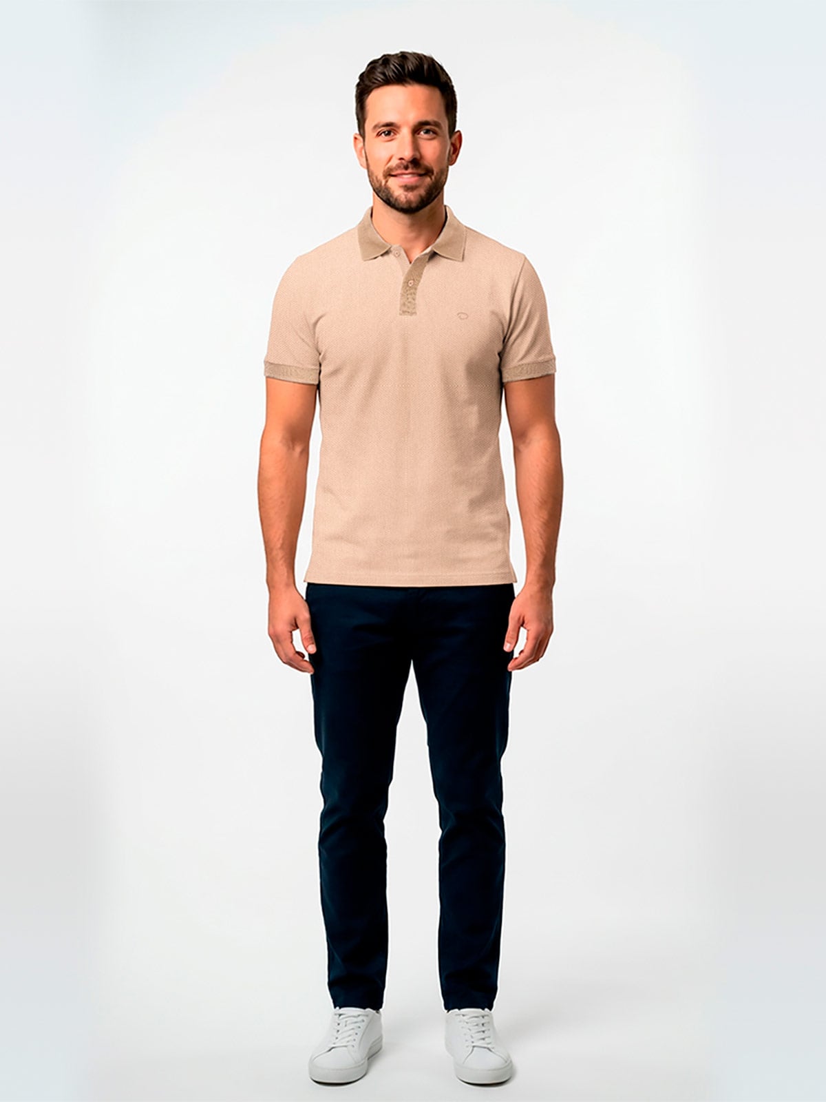 POLO MANGA CORTA HOMBRE OSCAR DE LA RENTA - 1