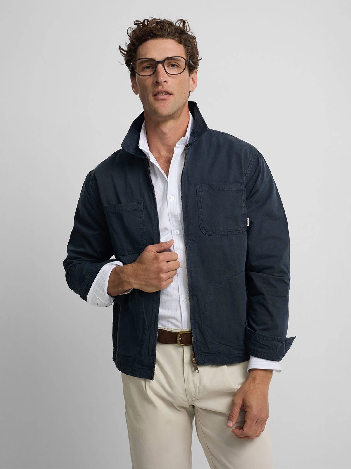 CASACA CUELLO HARRINGTON HOMBRE SILBON - 1