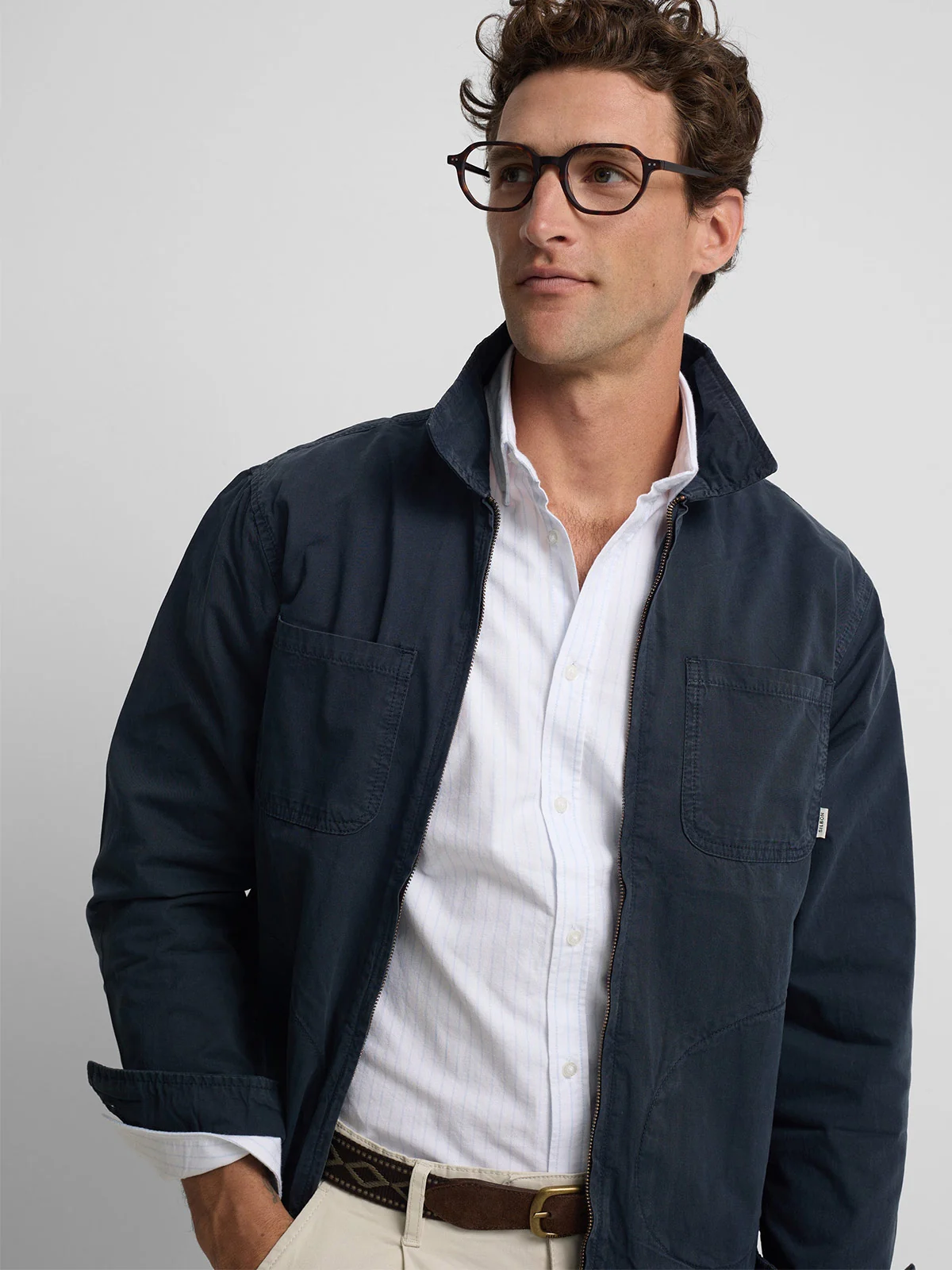 CASACA CUELLO HARRINGTON HOMBRE SILBON - 2