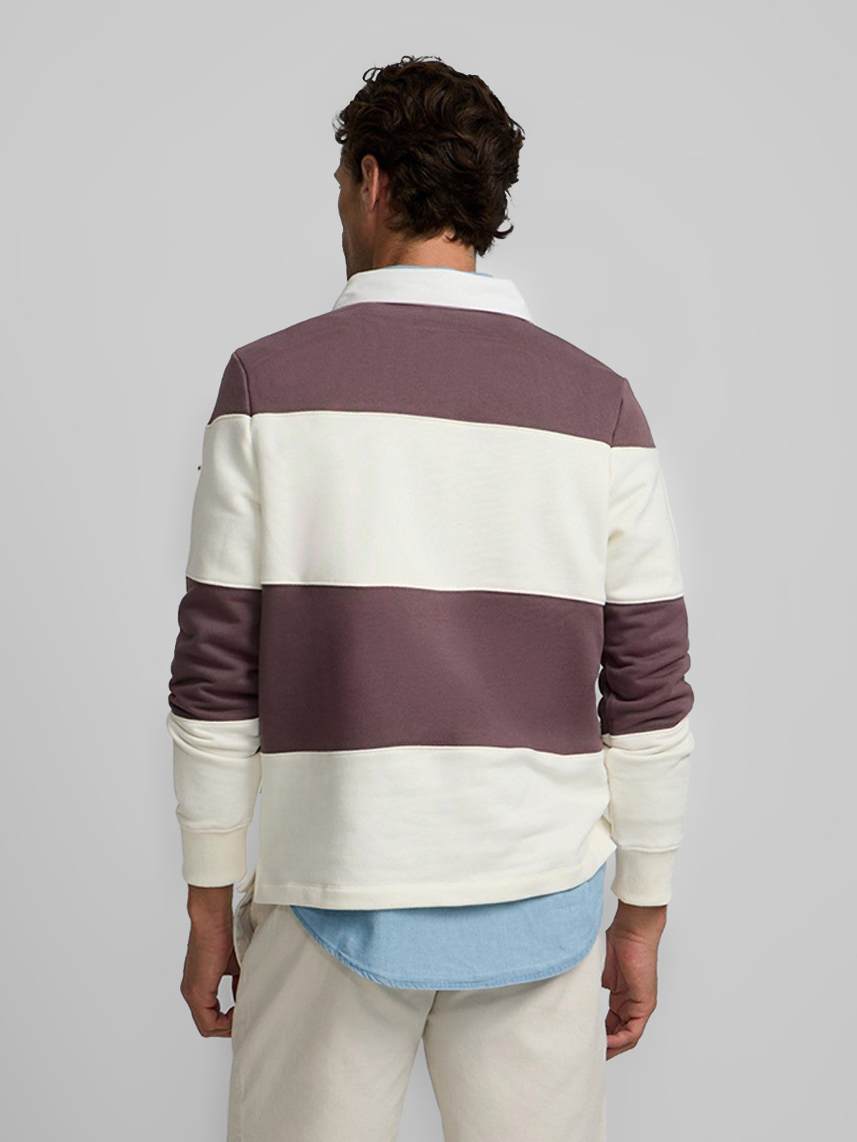 POLERA MANGA LARGA HOMBRE SILBON AZUL MARINO - 2