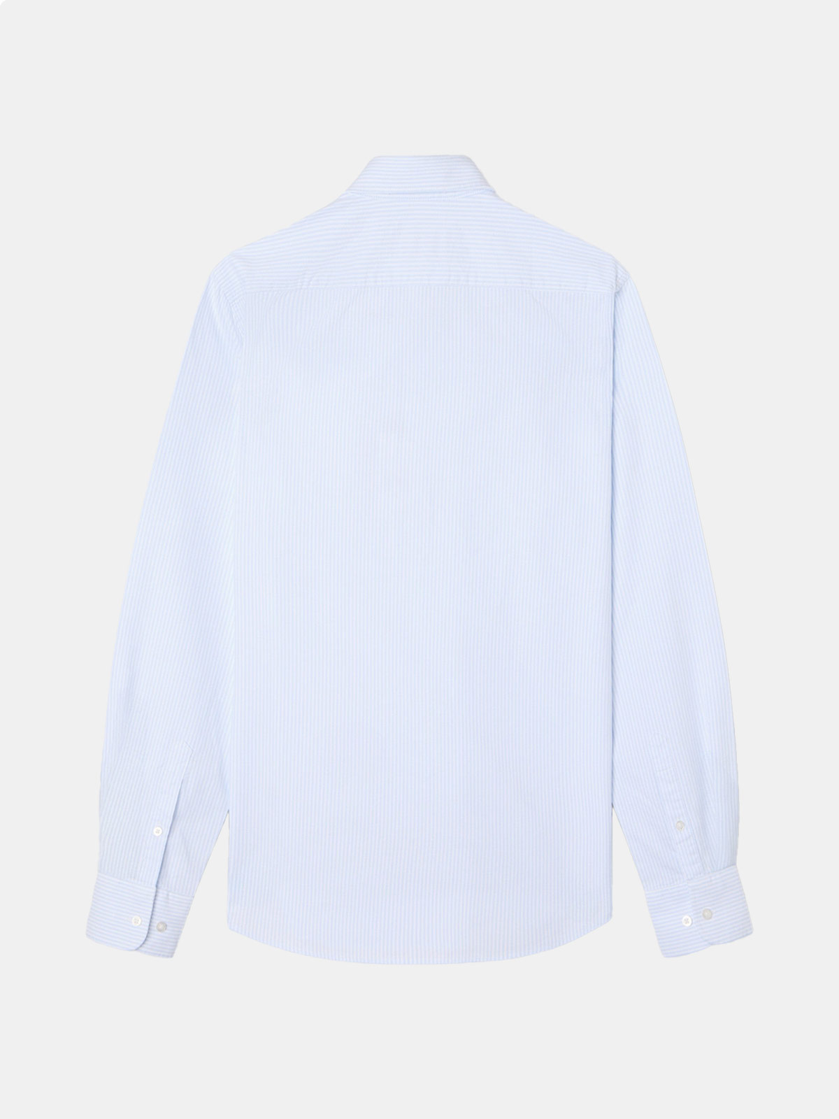 POLO MANGA LARGA HOMBRE SILBON CELESTE OXFORD - 4
