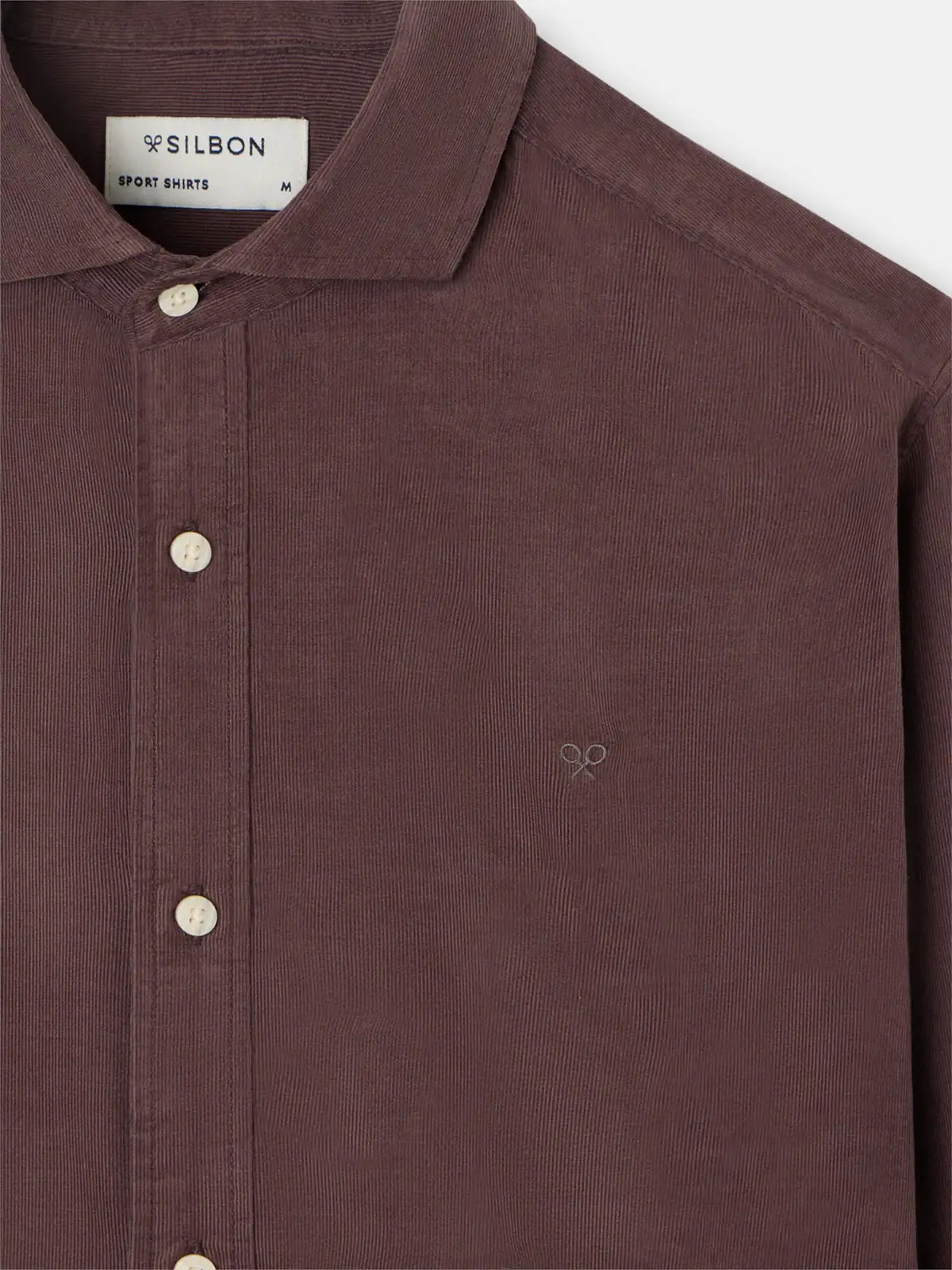 CAMISA MANGA LARGA HOMBRE SILBON BURDEO CUTAWAY - 3